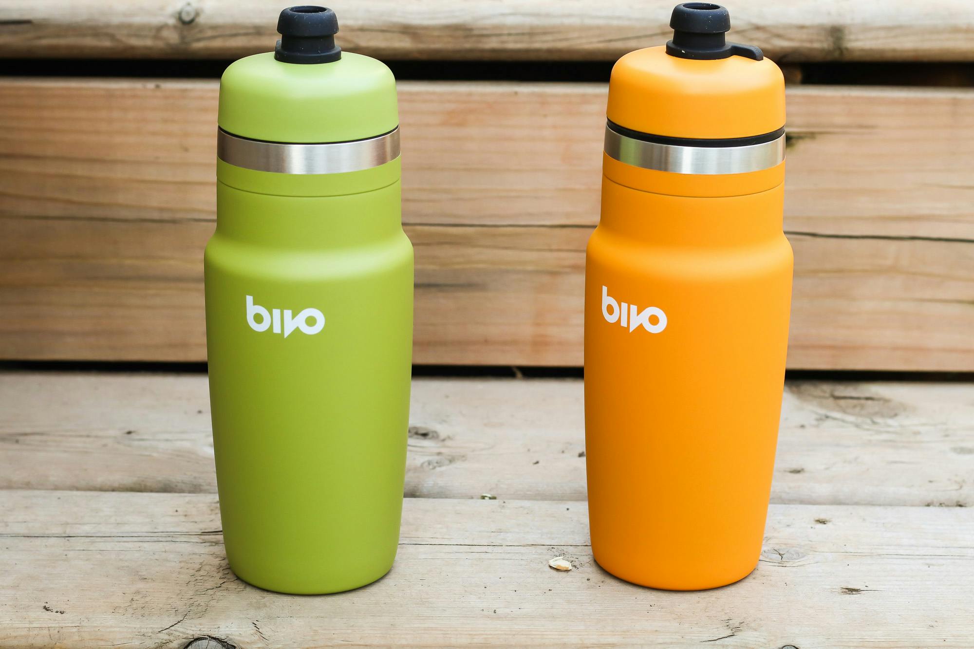 Bivo bottles are bright and cheerful.