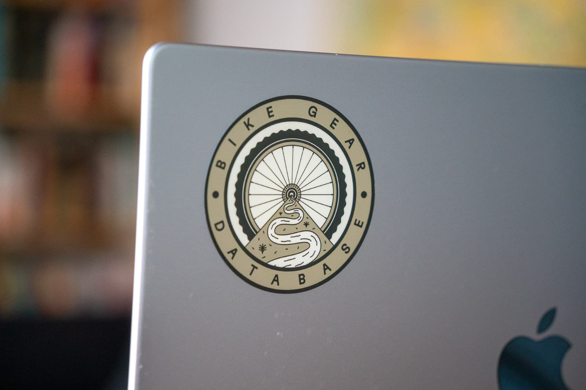 sticker on a mac
