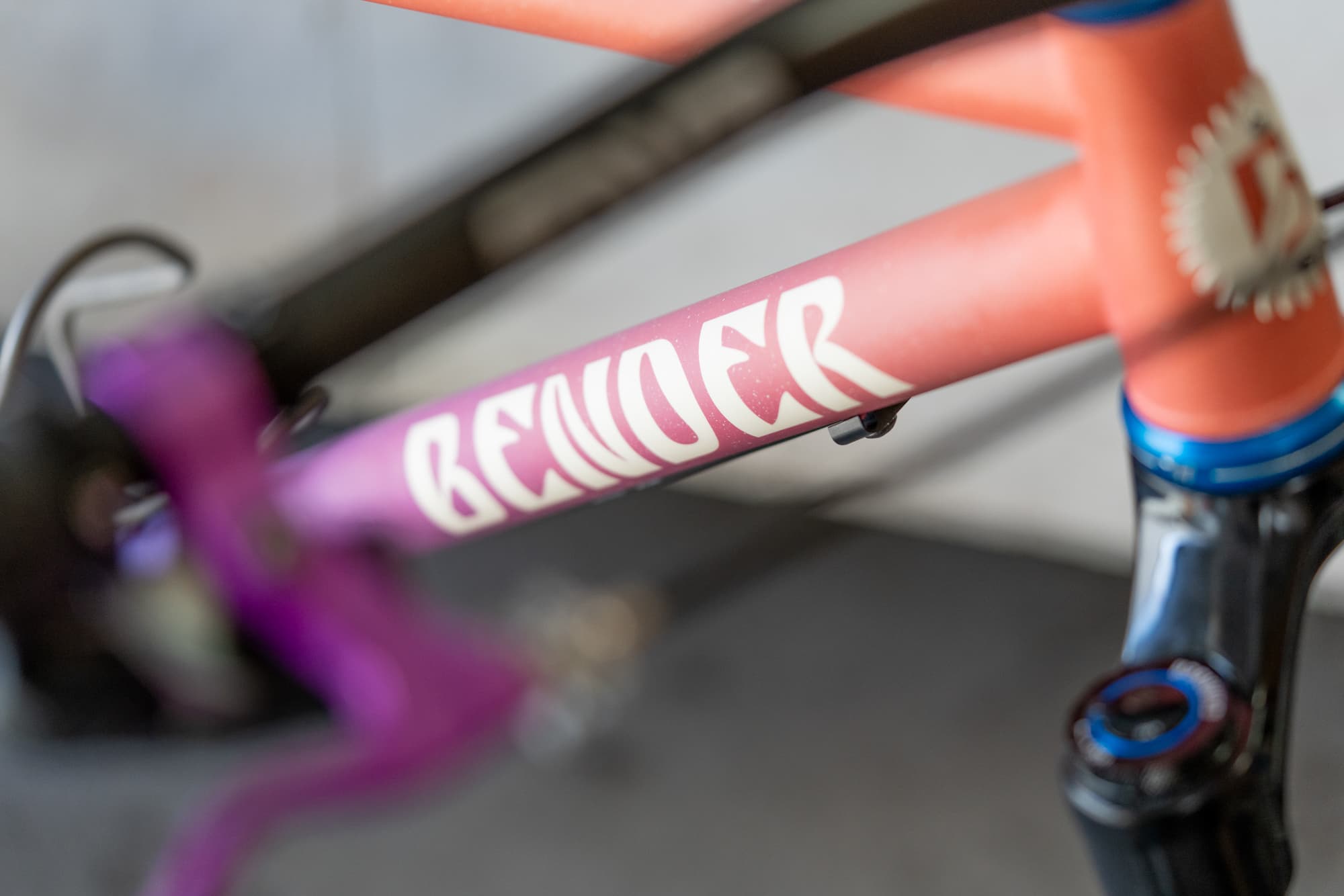 bender logo downtube