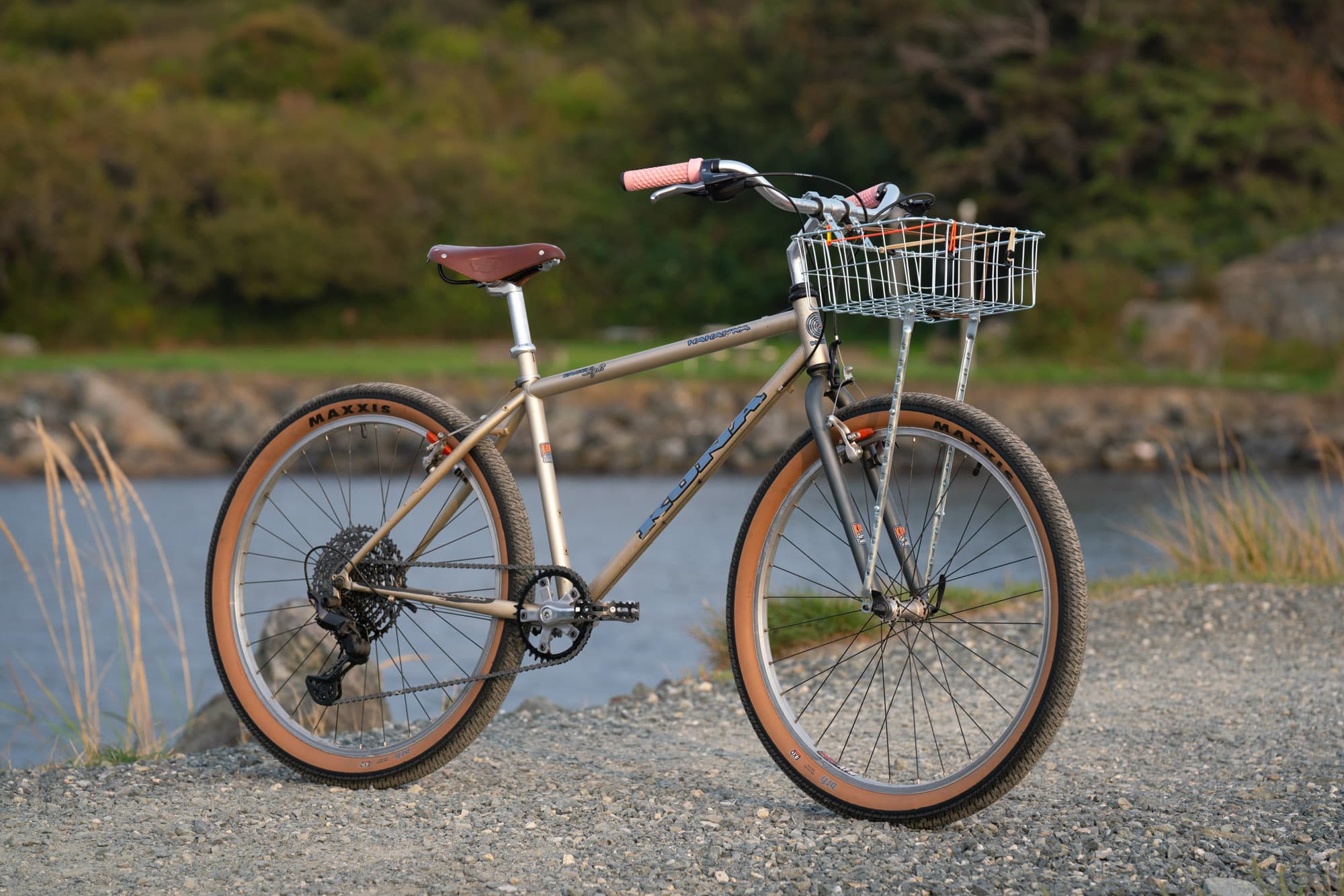 The Birthday Bike ready to fly.