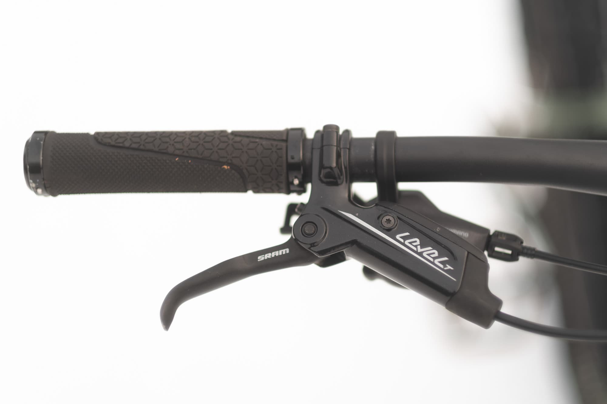 A brake lever.