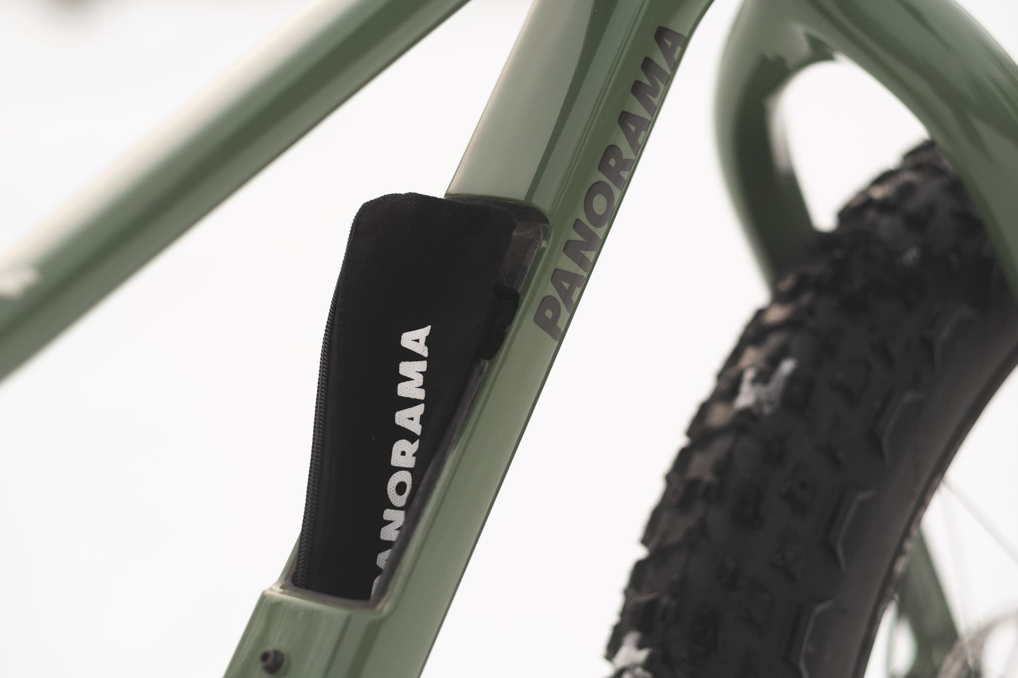 The down tube storage on the Chic-Chocs.