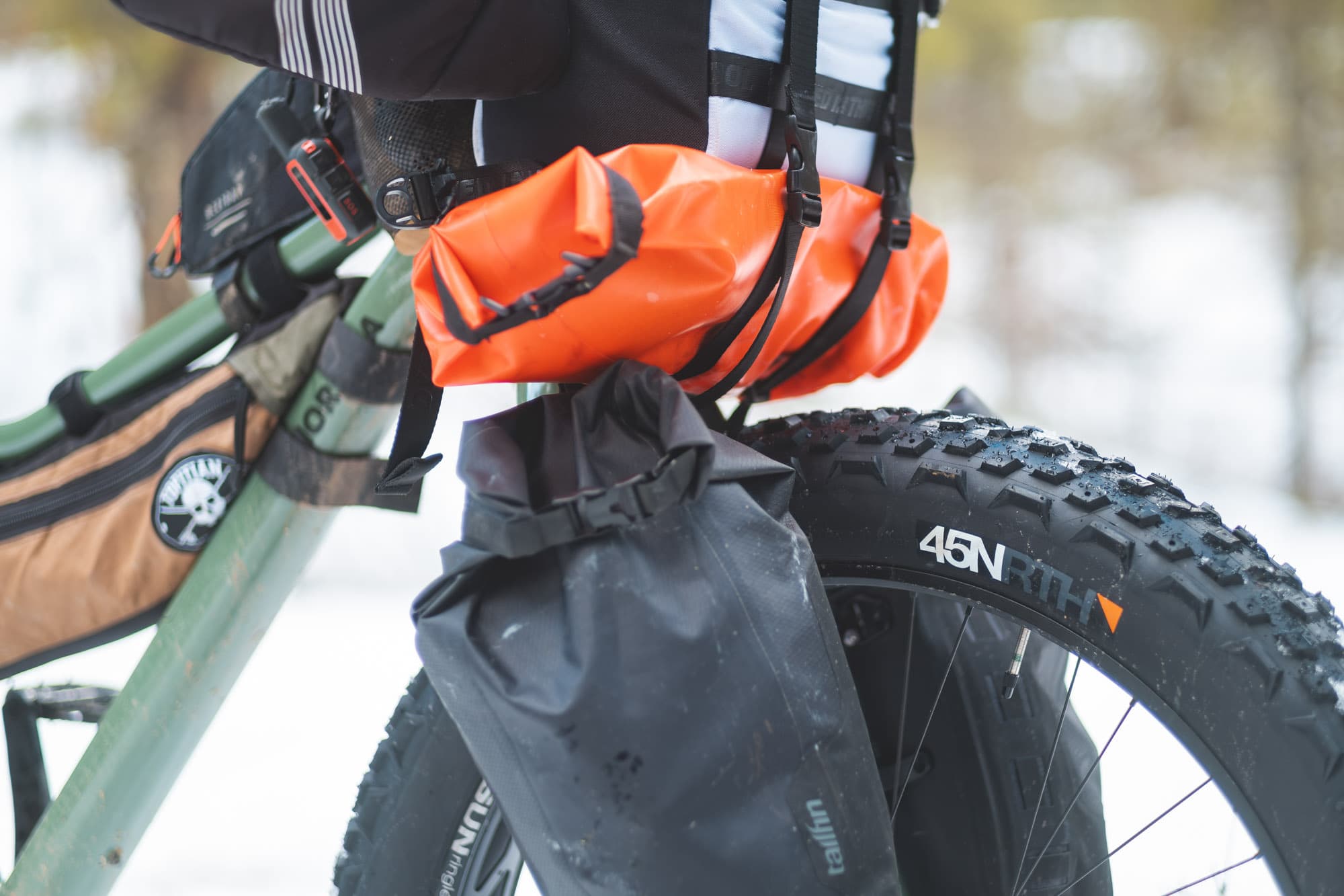 Front end fully loaded on the Chic-Chocs.