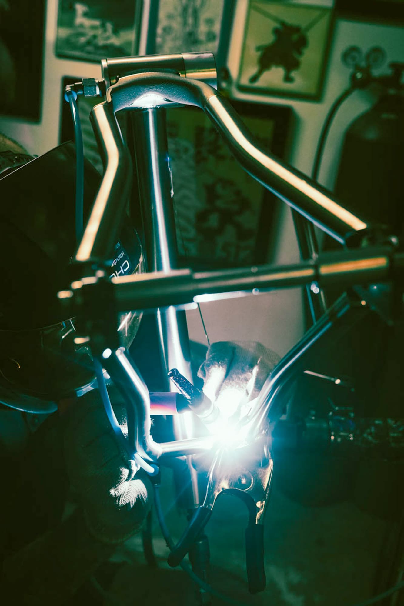 SLACKR Ti being welded