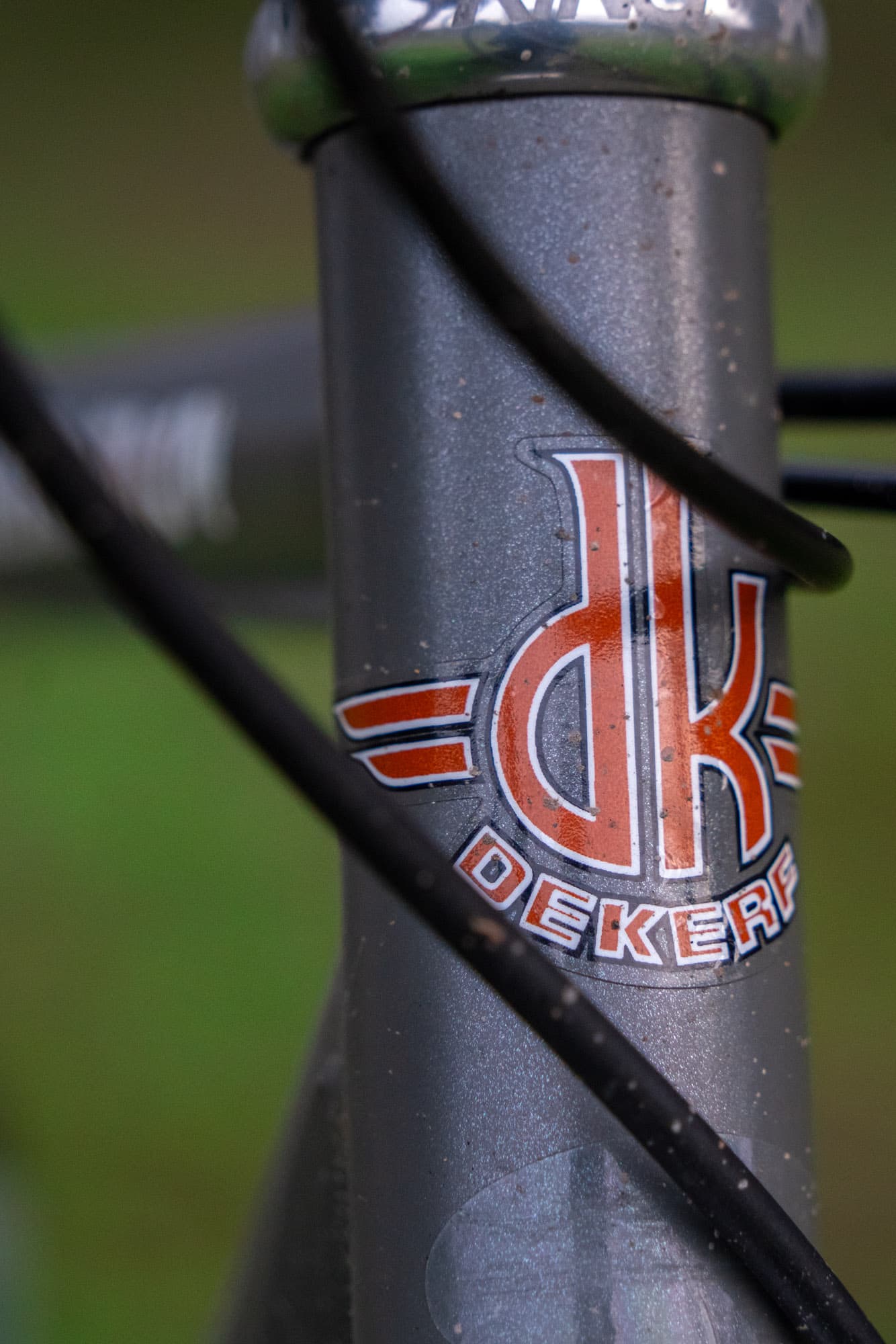 Dekerf Generation headtube sticker.