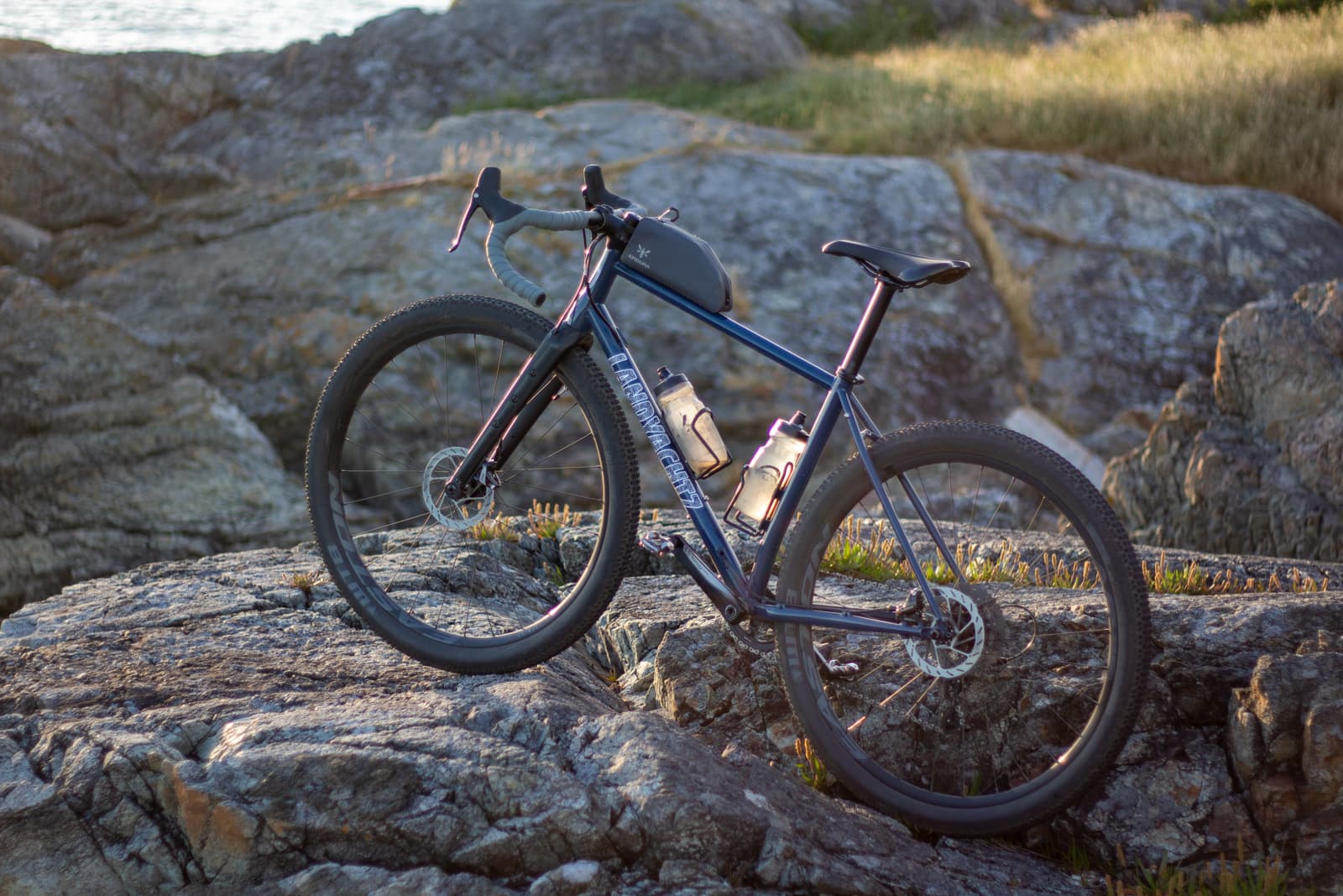 The Landyachtz ABST on rocks.