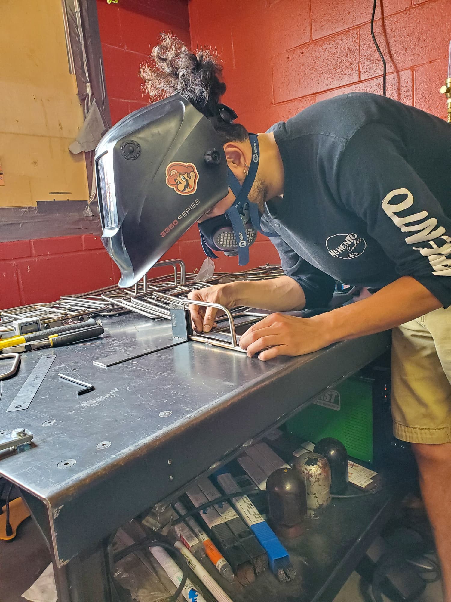 Ronny at work.