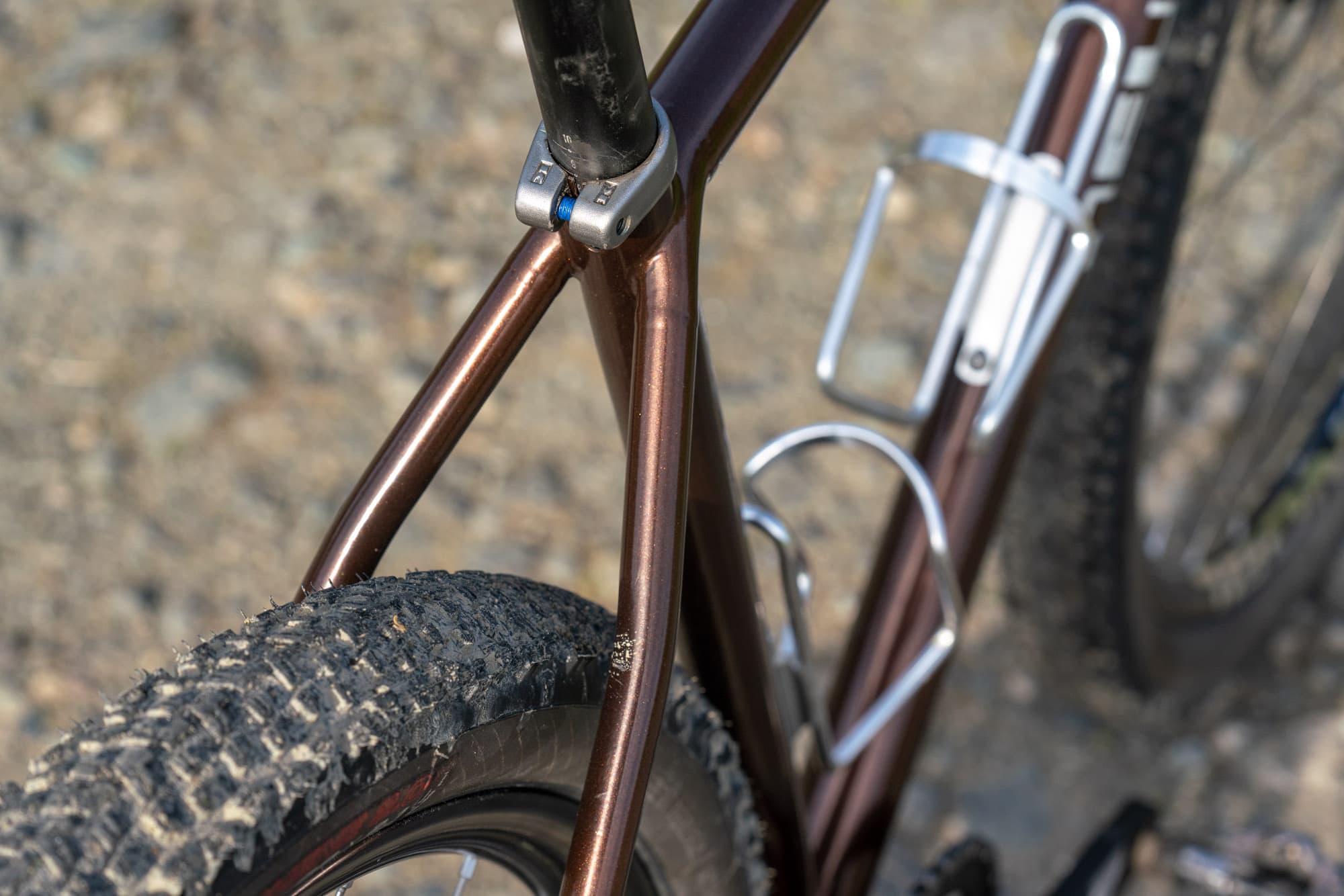 The seat stays on the Neuhaus Metalworks BigLeaf.