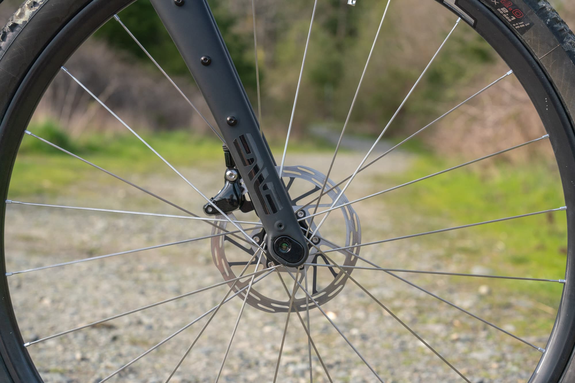 ENVE forks and front rotor.