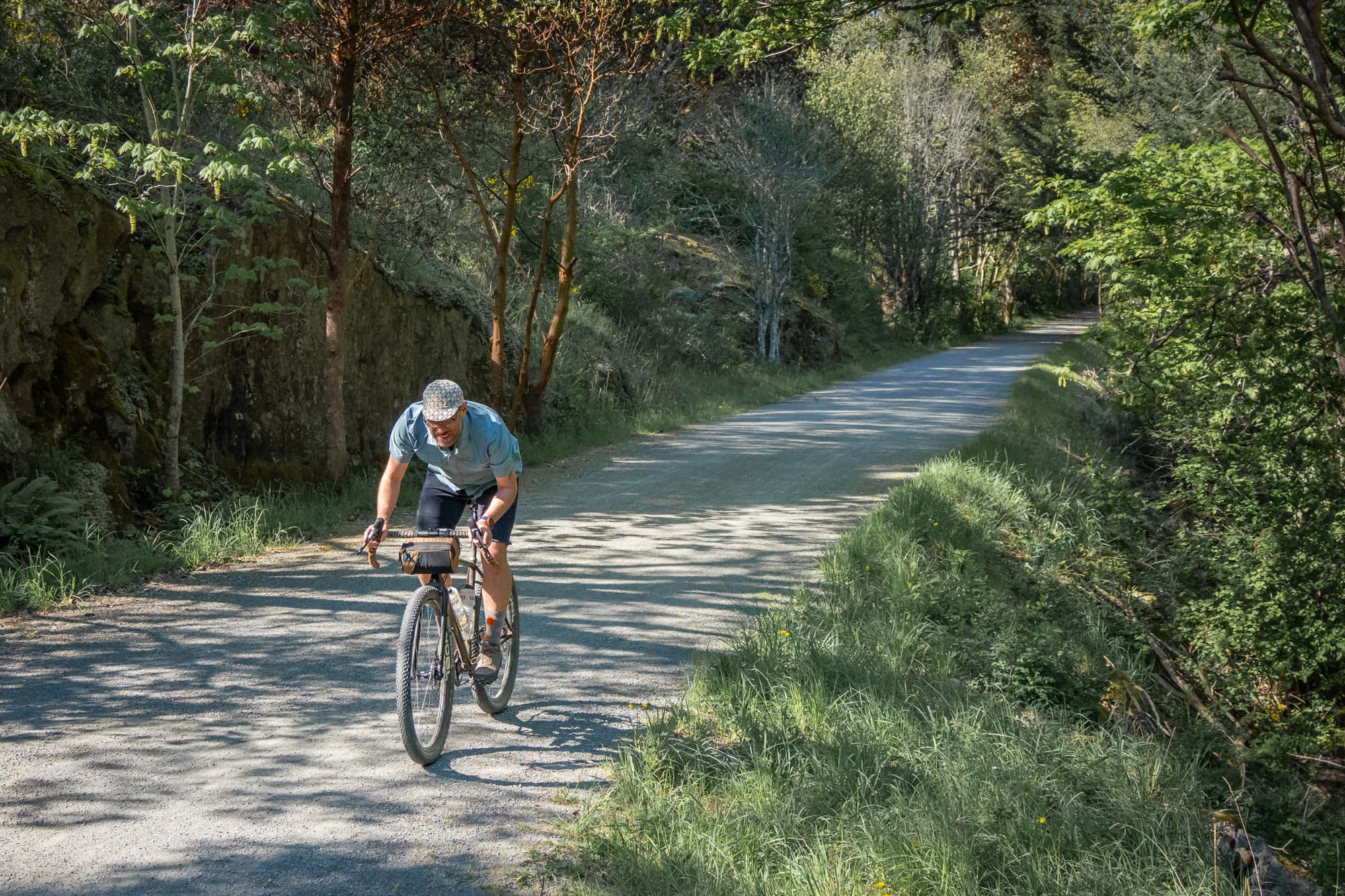 Barry rides his Neuhaus Metalworks BigLeaf.
