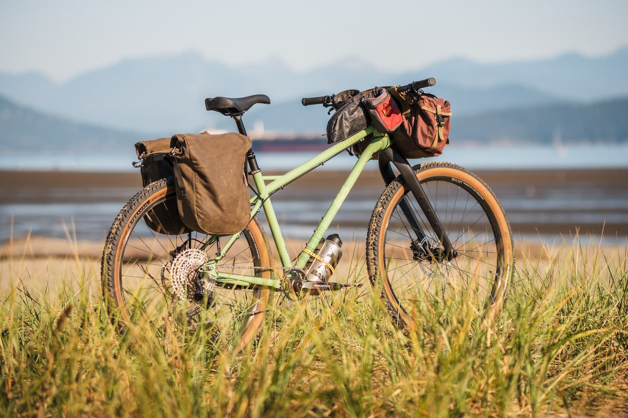 rear bikepacking bike