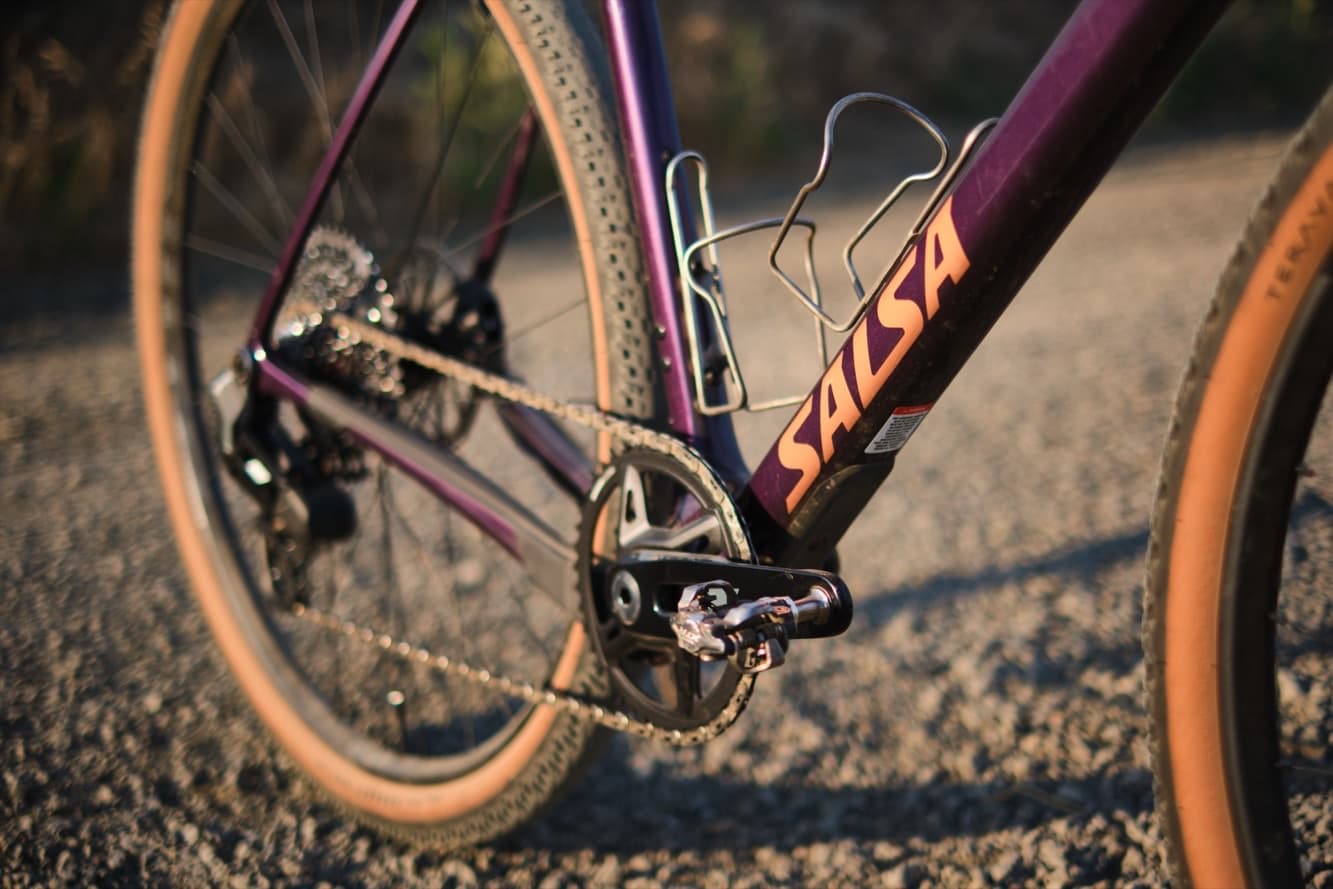 The Rival XPLR crank and drivetrain on gravel