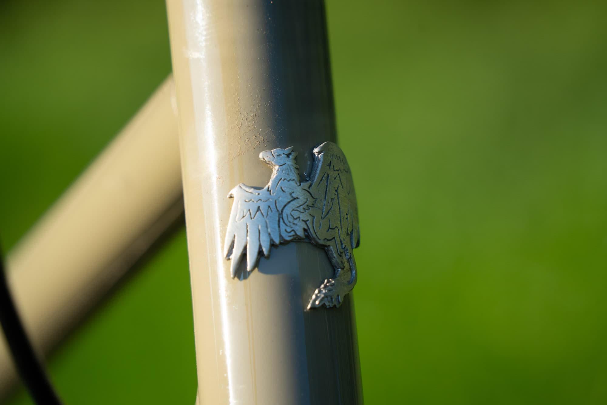 The Gryphon headbadge.
