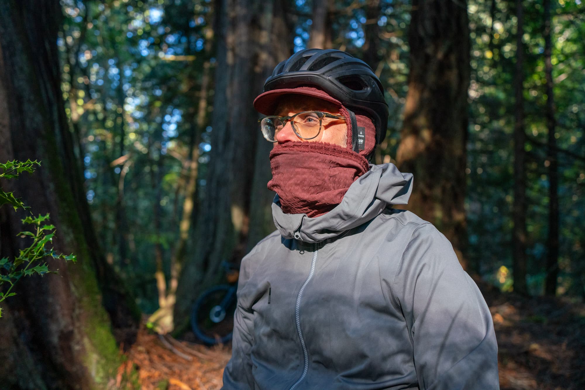 The Chlico neckwarmer is a good partner for the HDcap.