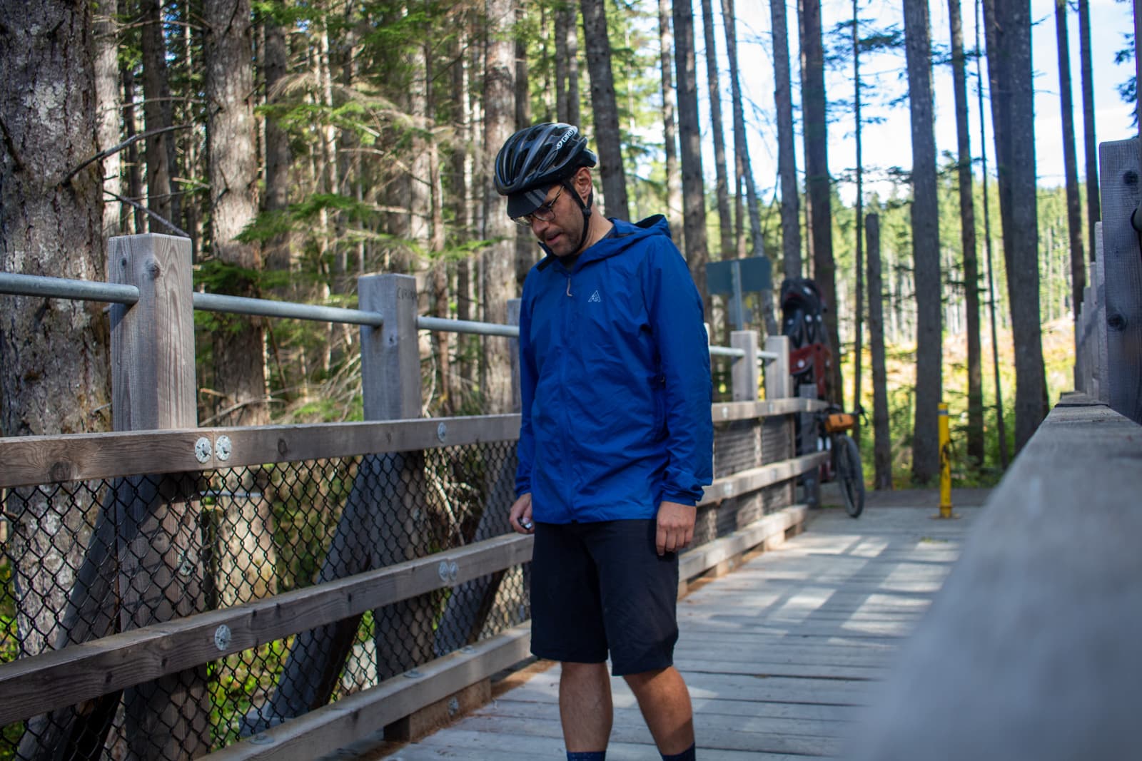 on bridge