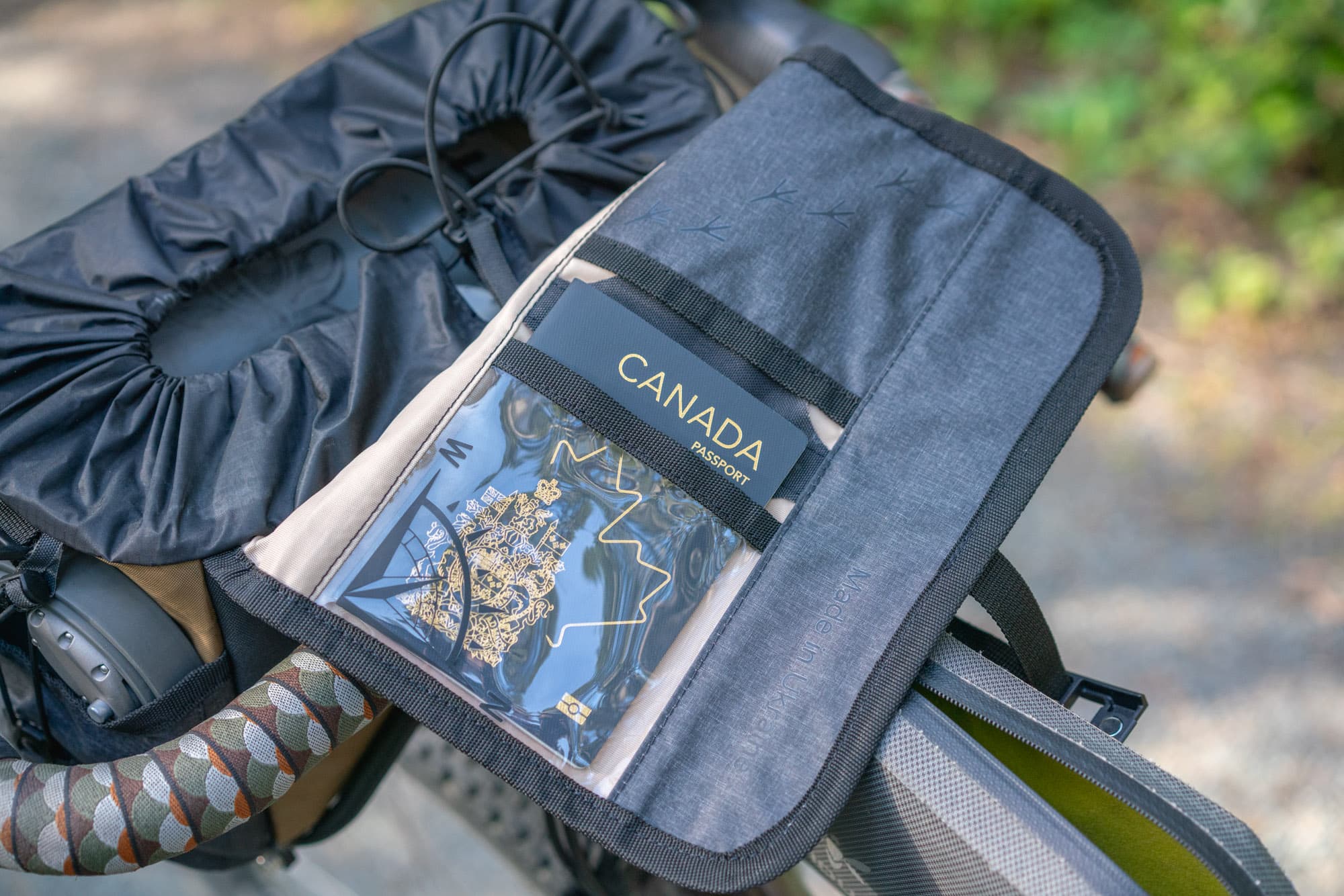 Passport holder.