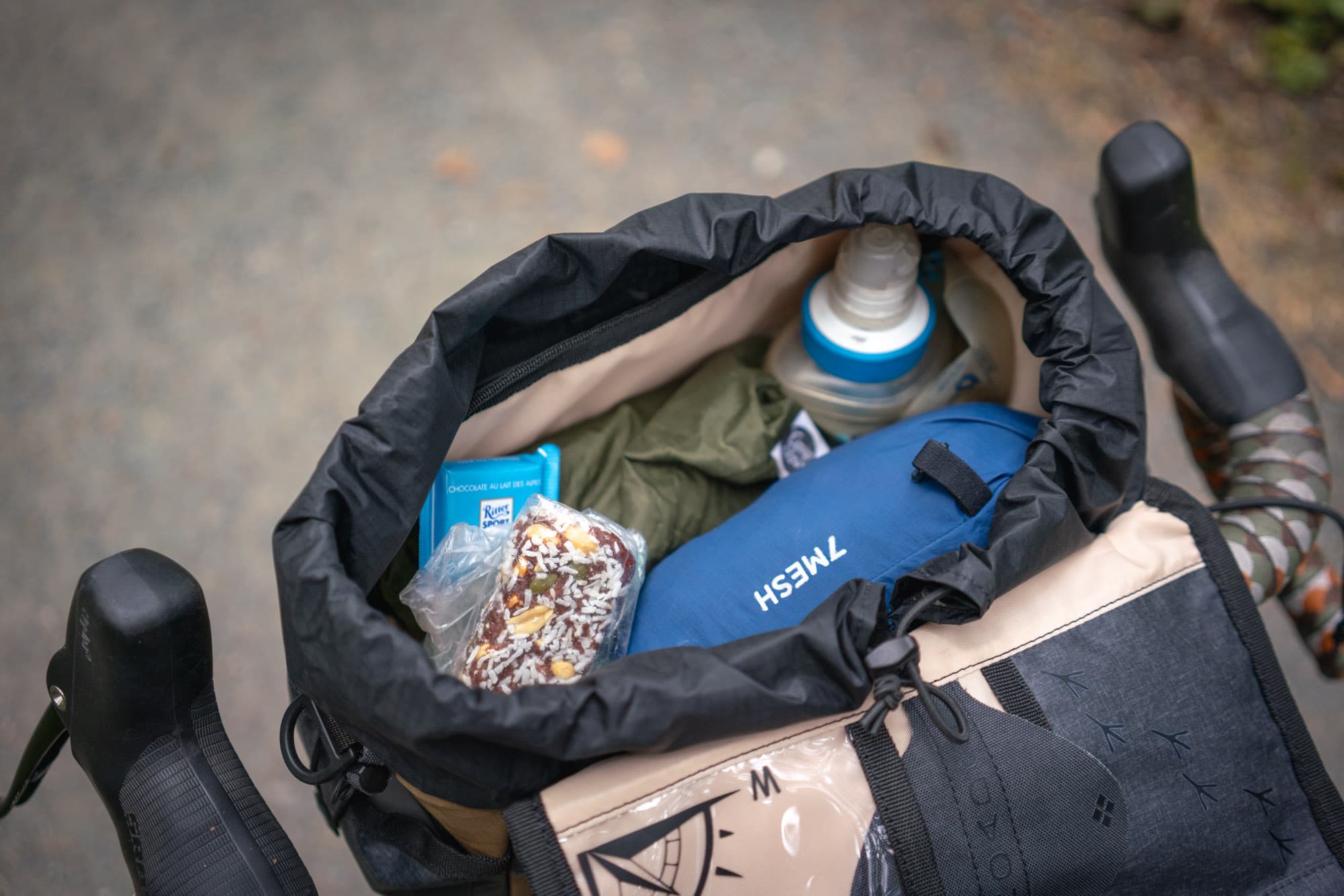 A fully packed OCT bag.