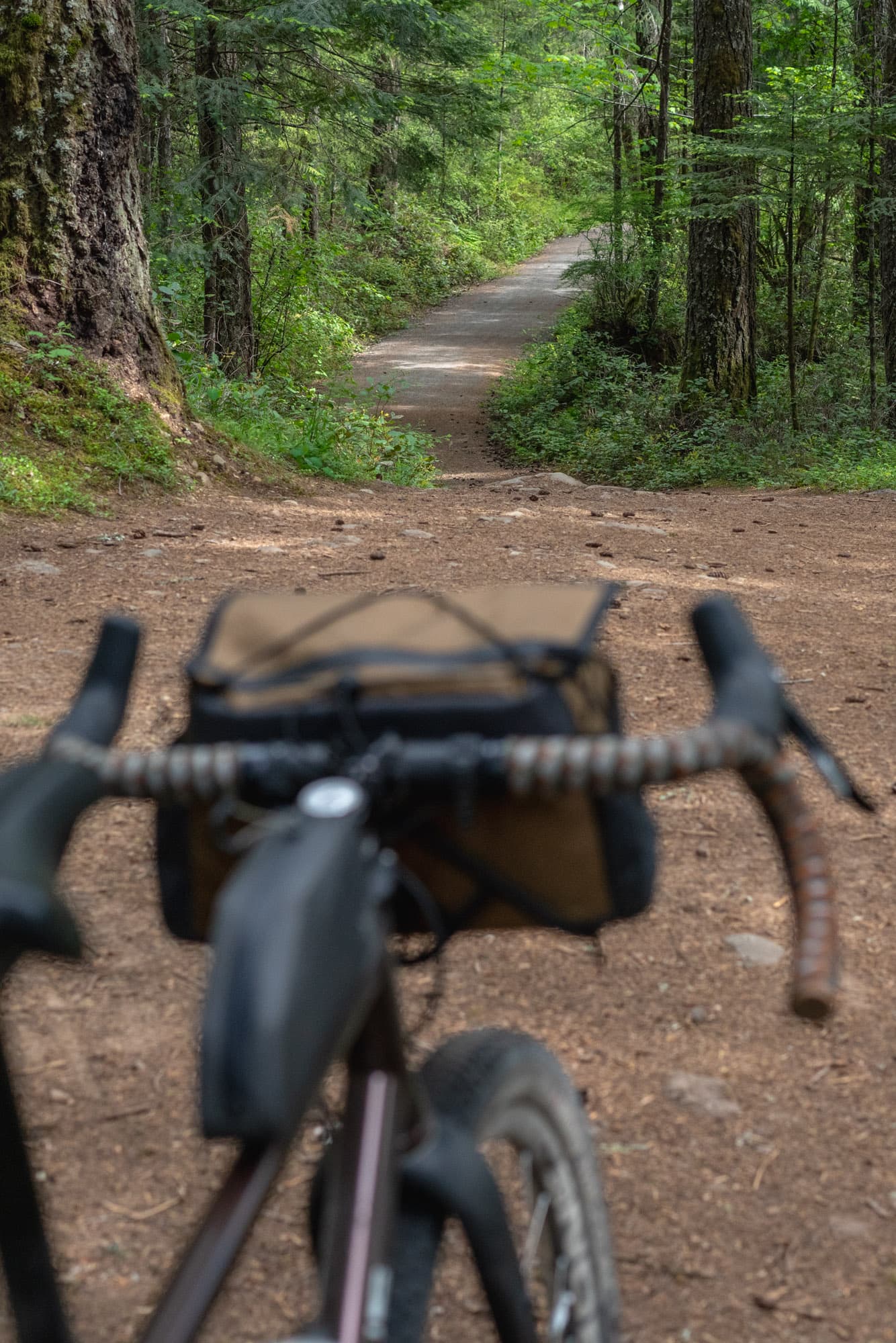 On the local trails.