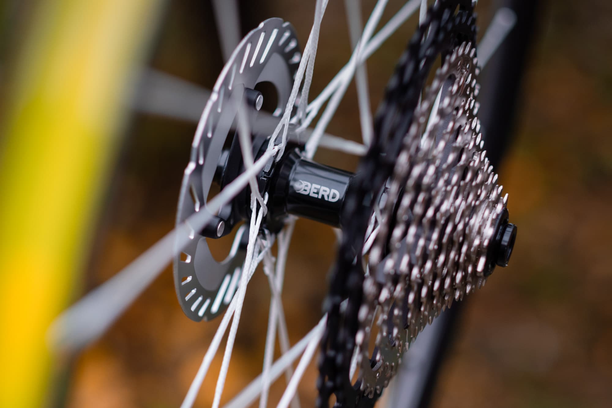 'Berd Sparrow rear hub and cassette.