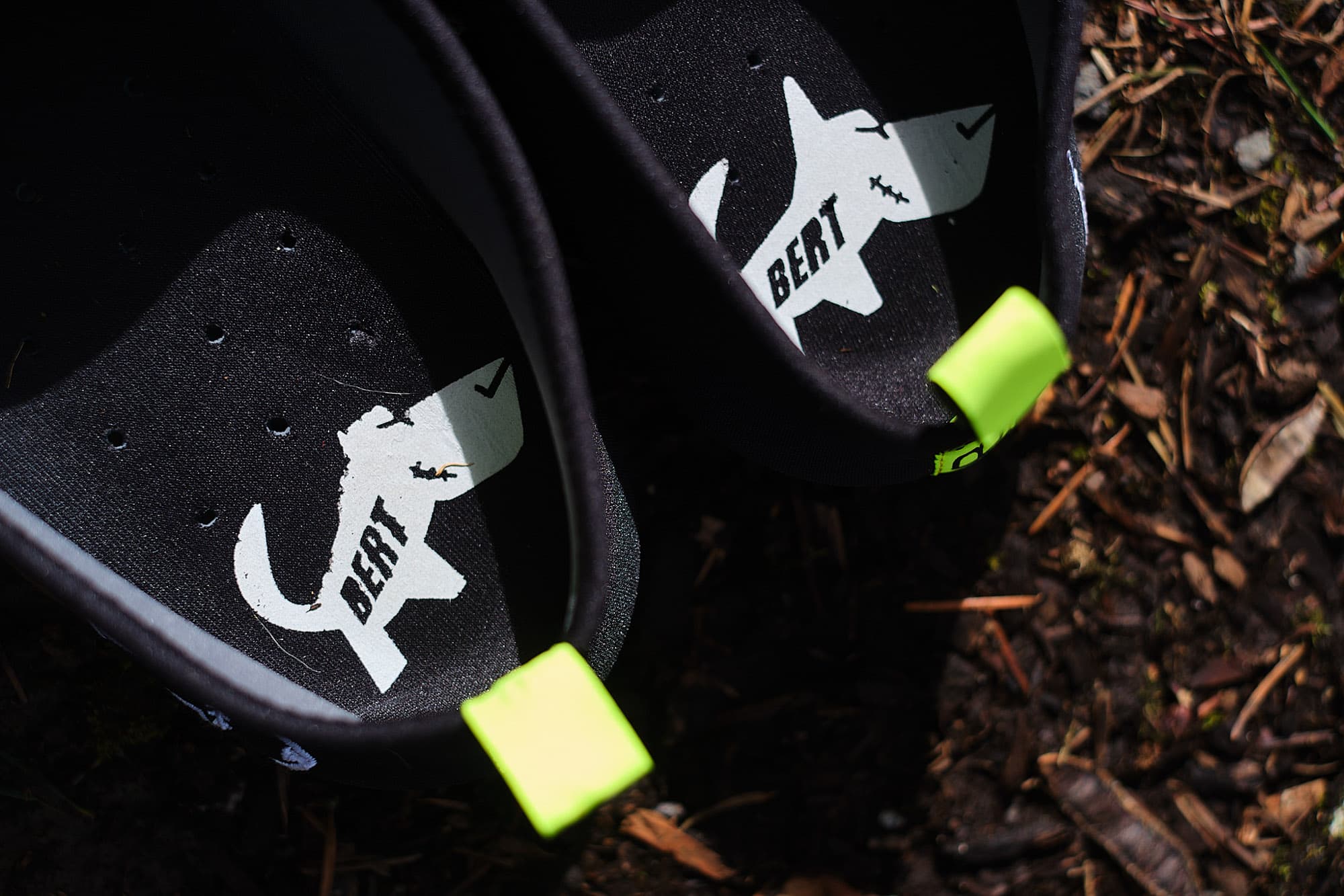 An inside detail of The Bert Shoes.