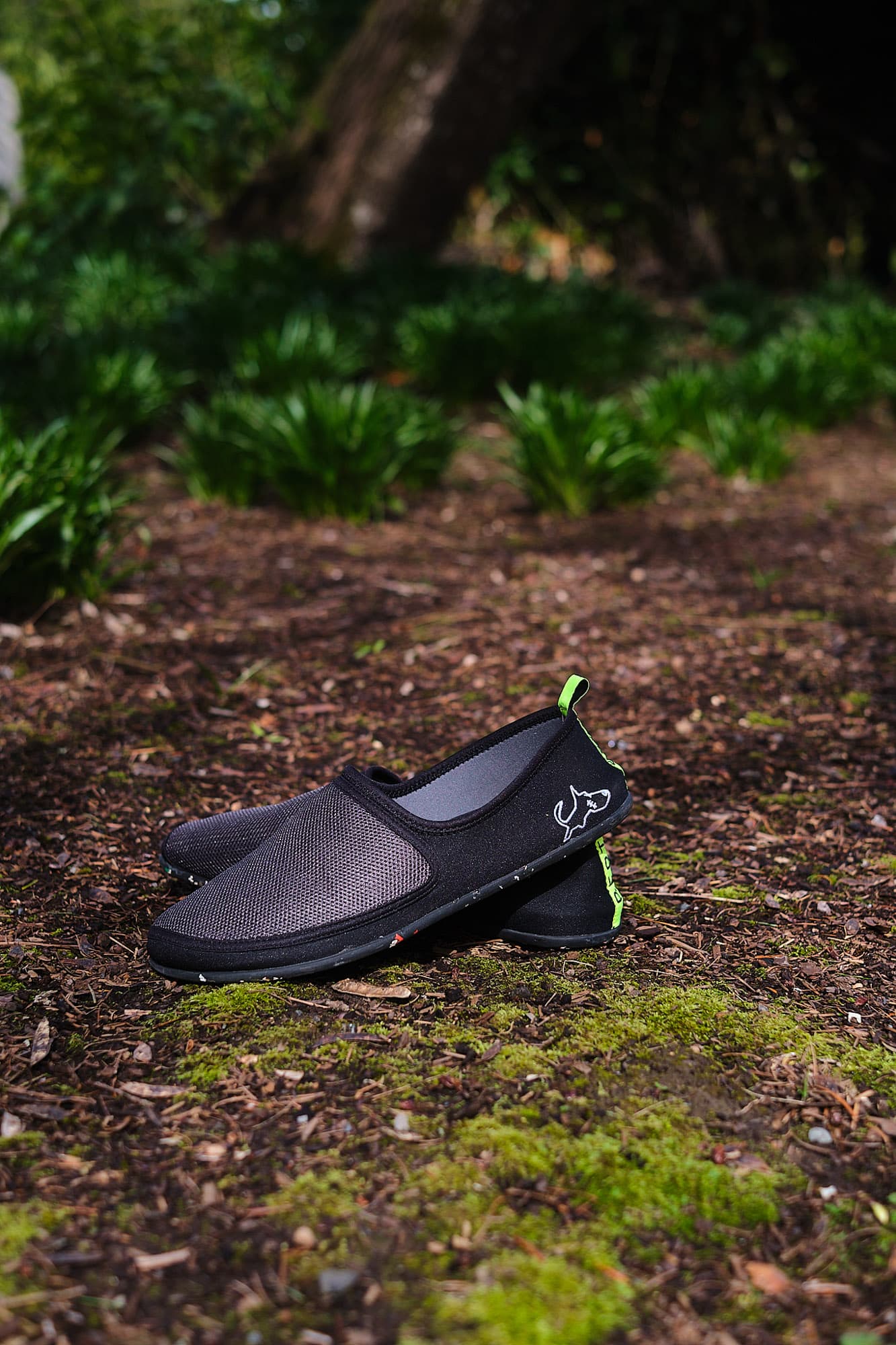 The Bert Shoes in the dirt.