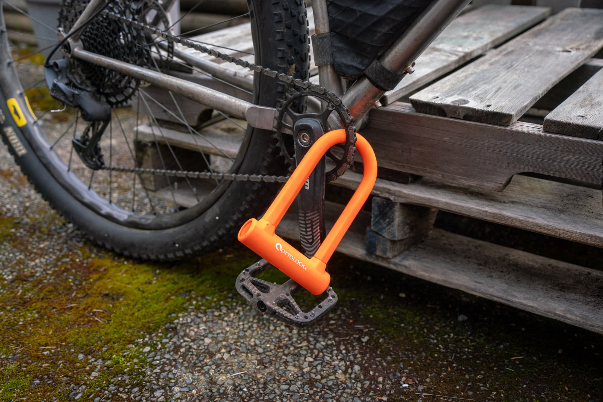 ottolock sidekick through the chainring