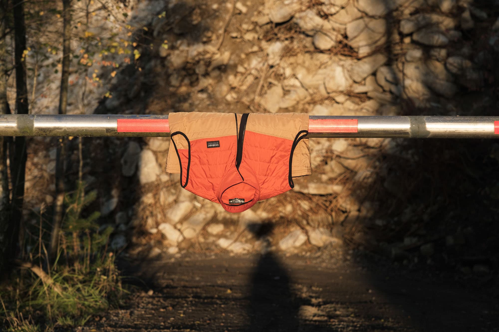 The Cascada Guide Ultralight Vest in the sun.