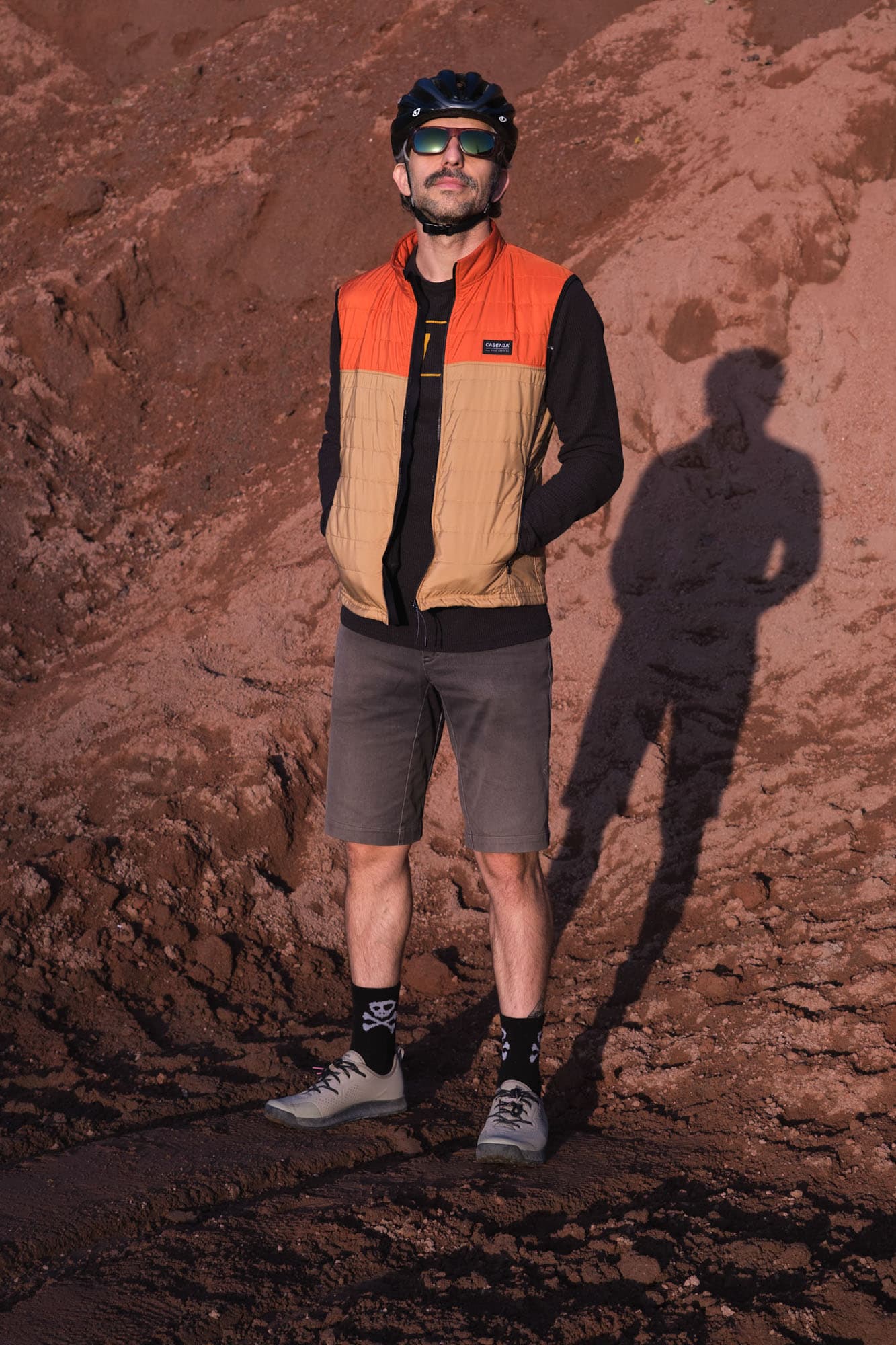 Gerald ready to ride.