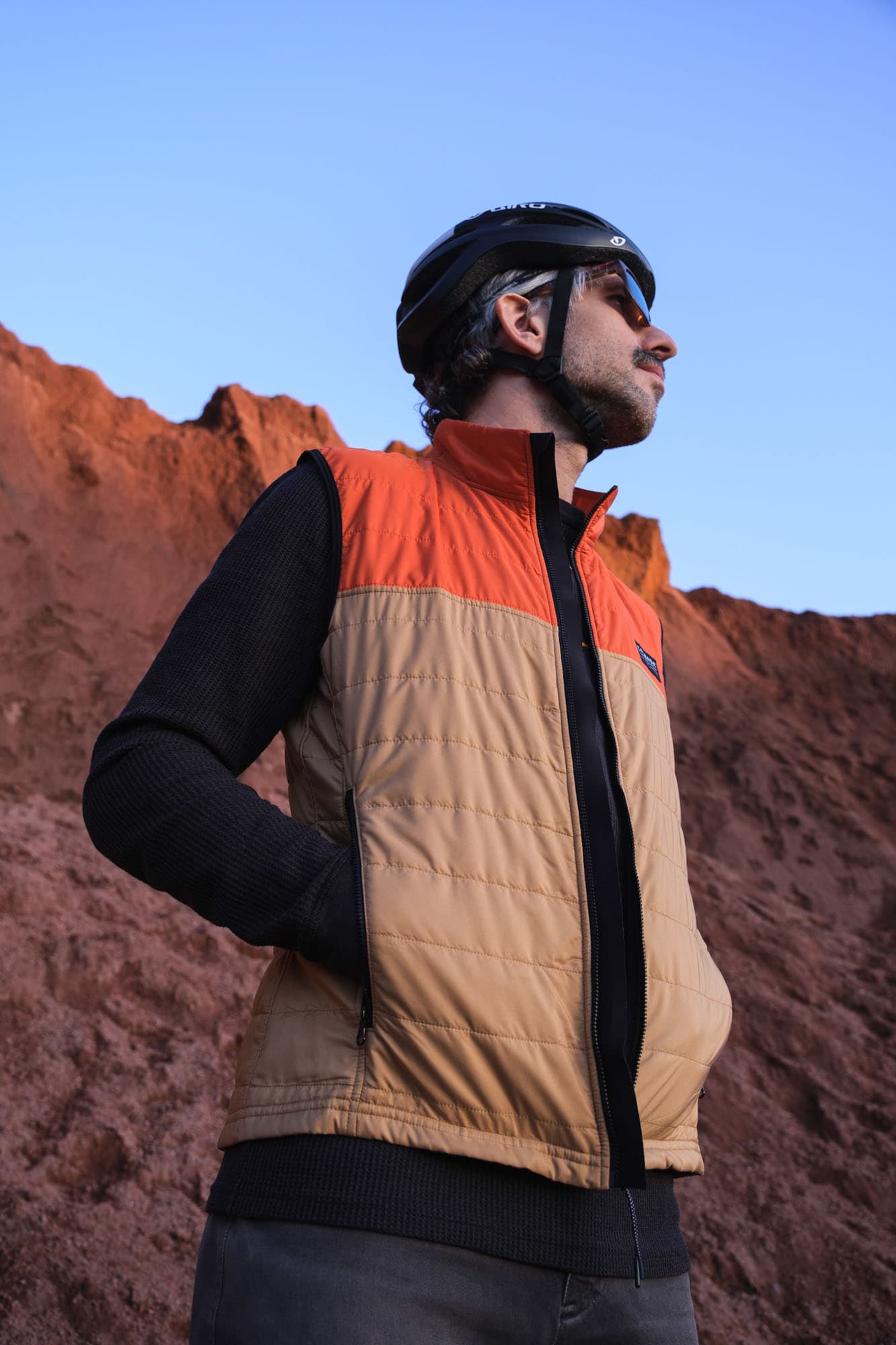 Gerald models the Cascada Guide Ultralight Vest.