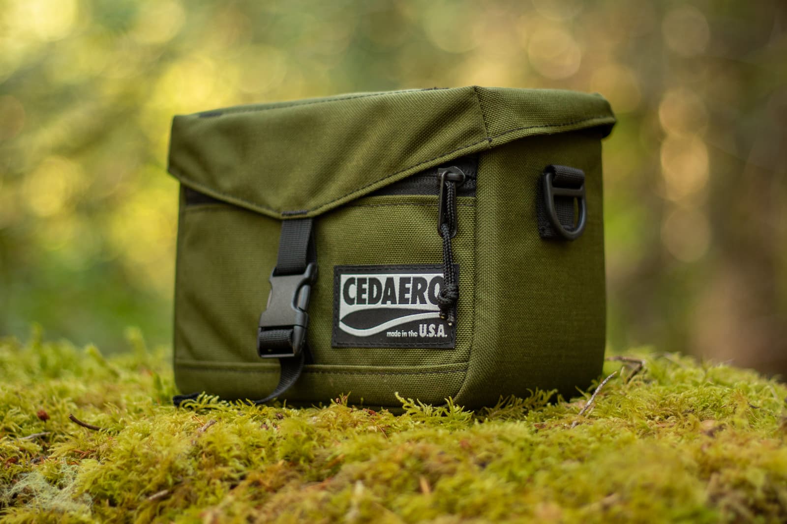 bag on moss