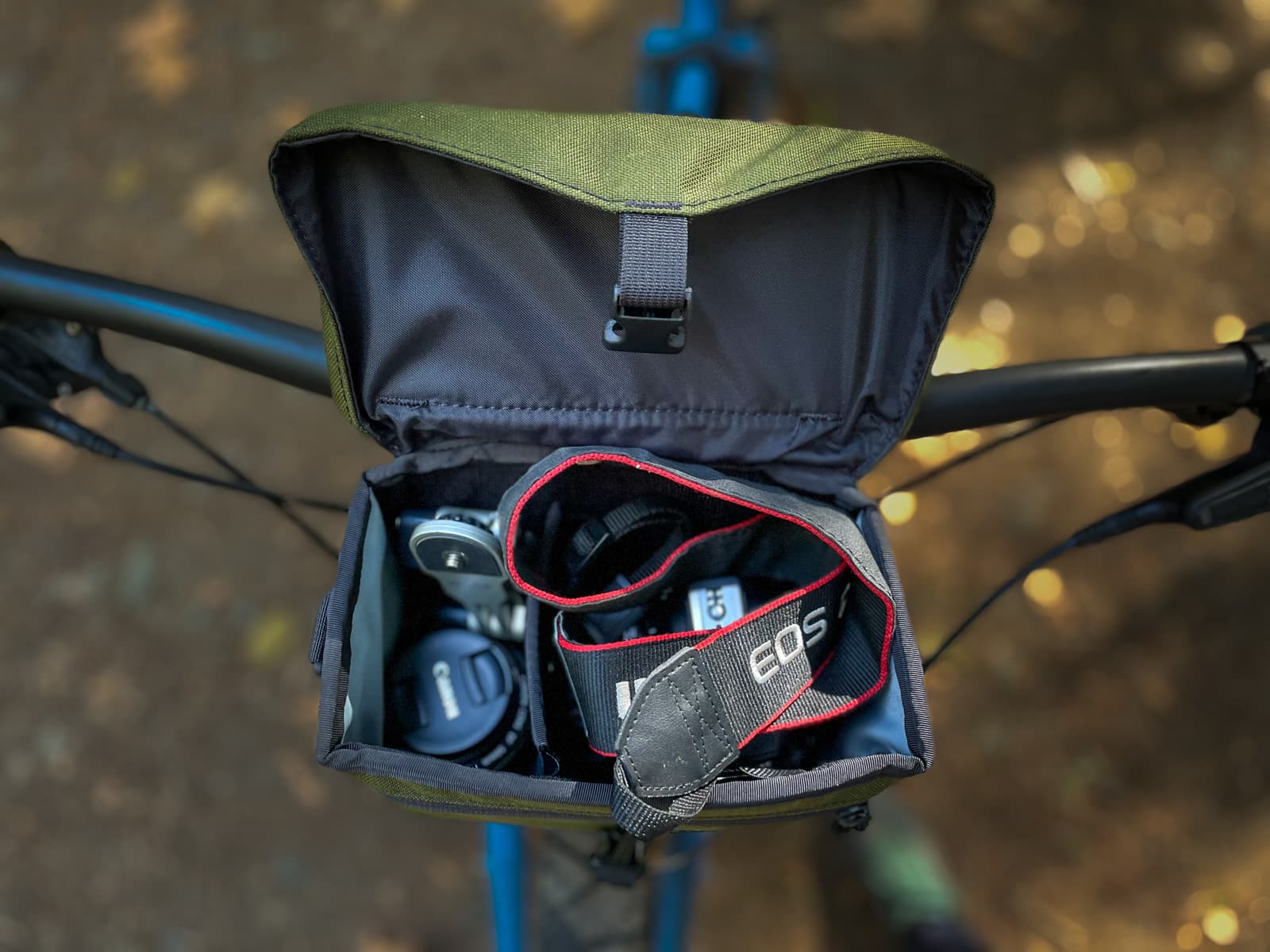 camera in bag