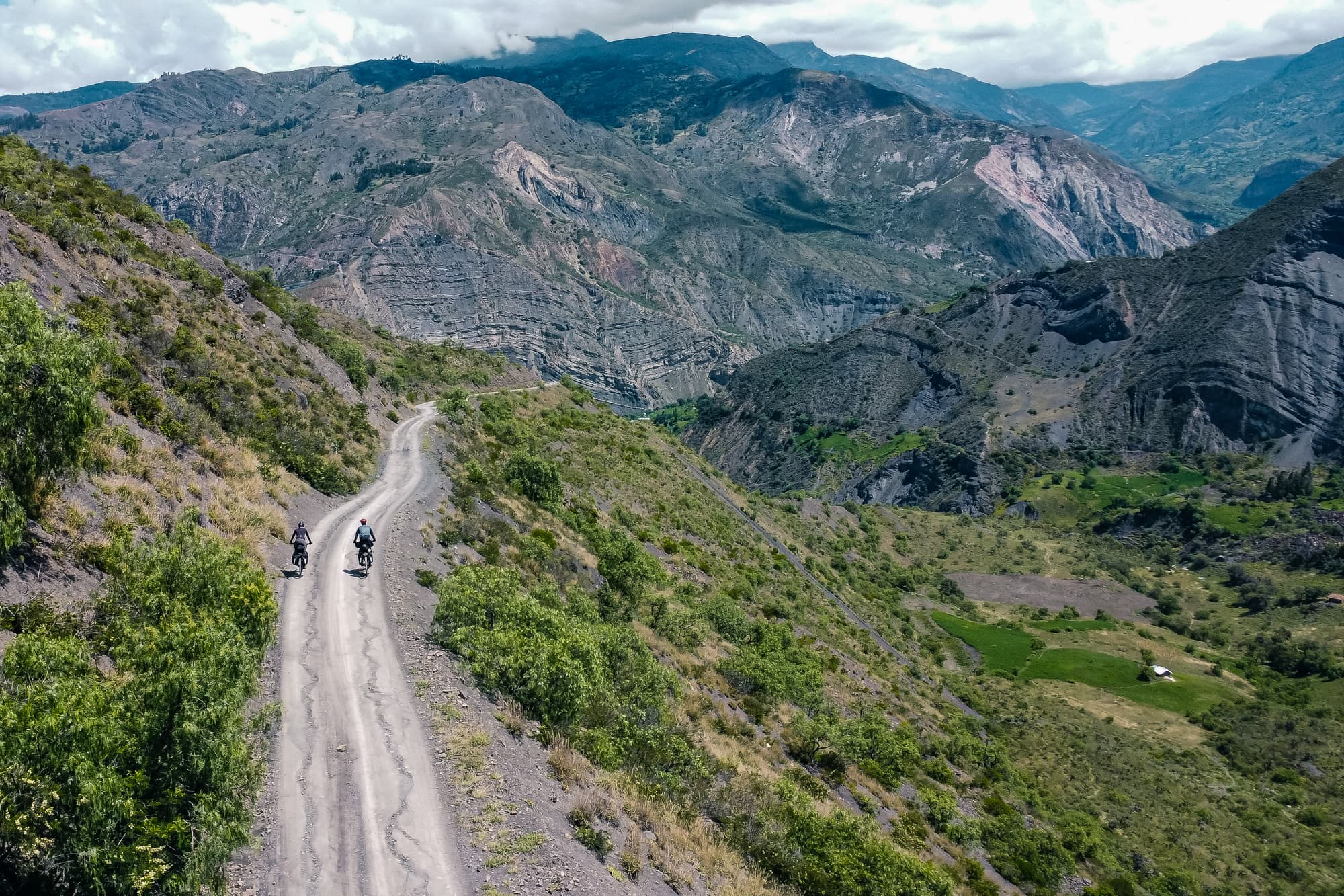 in the mountains