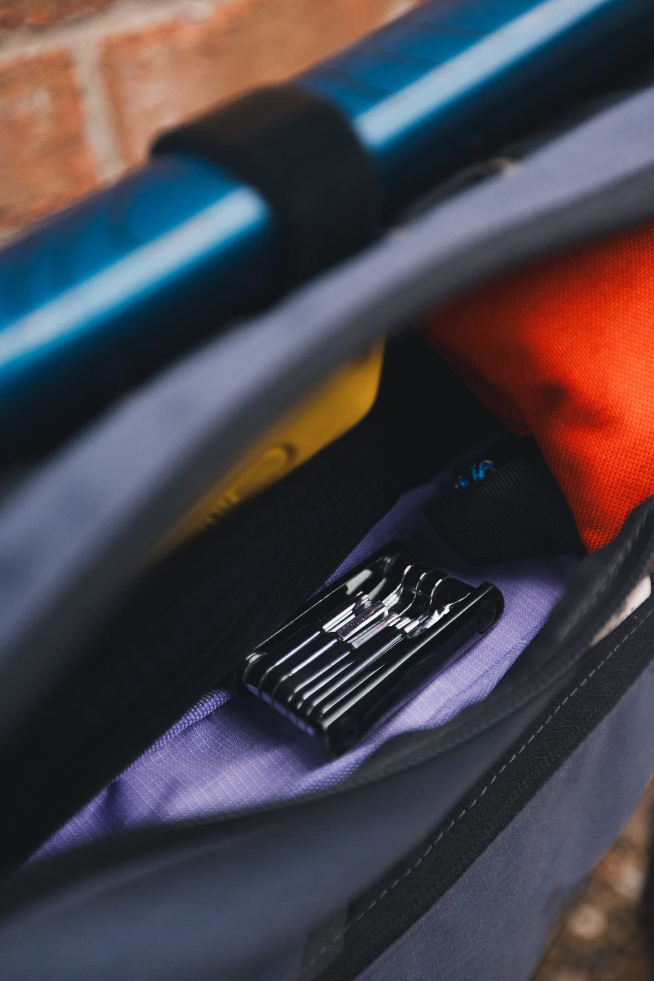 Tool space in the Decathlon ADVT 500.