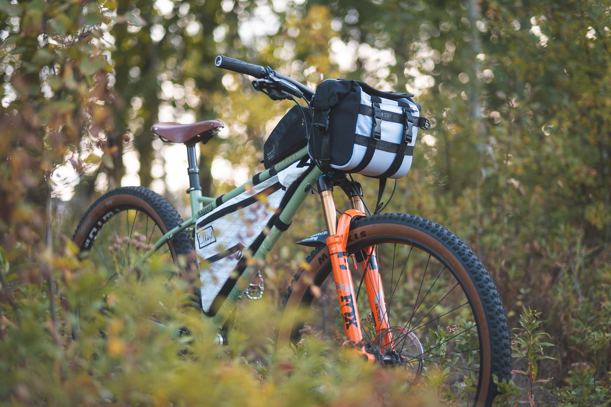 The DITW Camera Bag on a Panoarama Taiga.