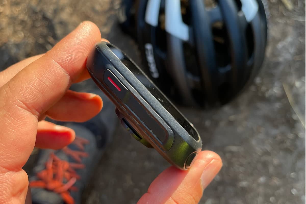 Garmin Edge 130 side view