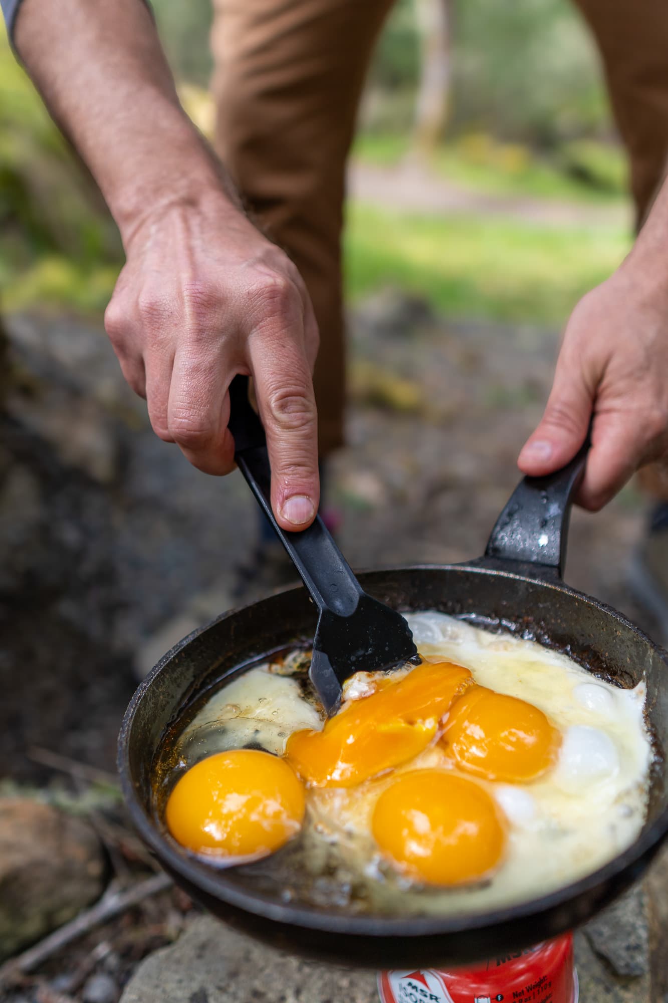 Oh ya some scrambled eggs.