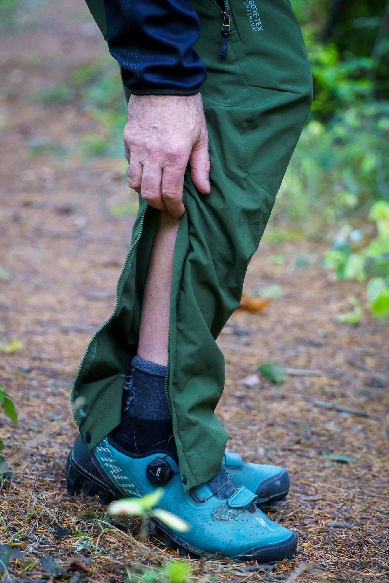 ankle zipper