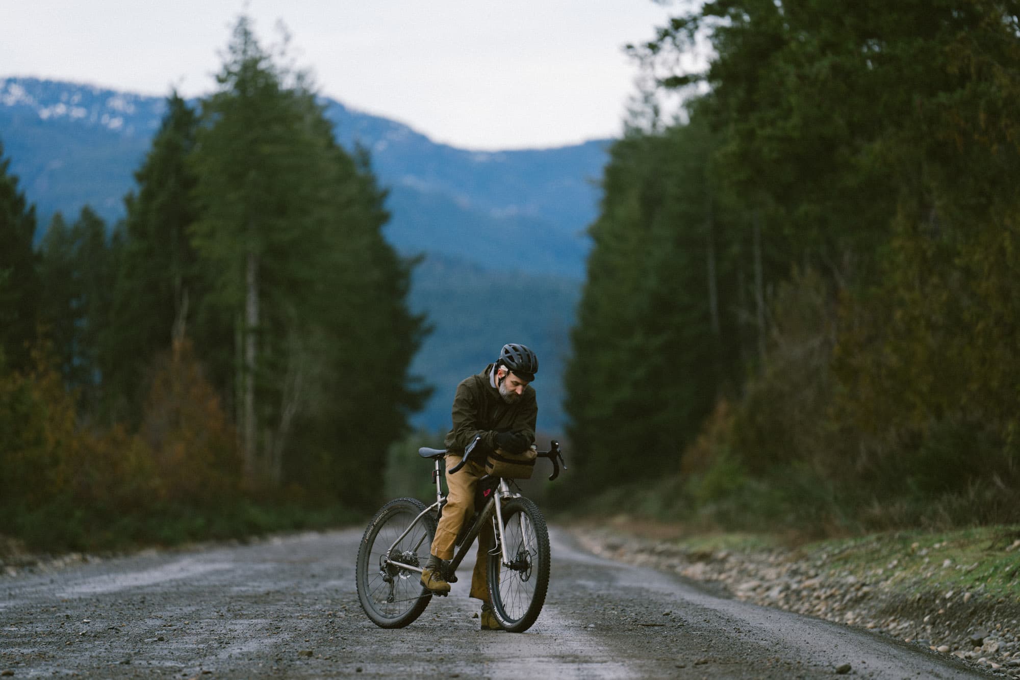 Tom takes a break in Comox Valley.