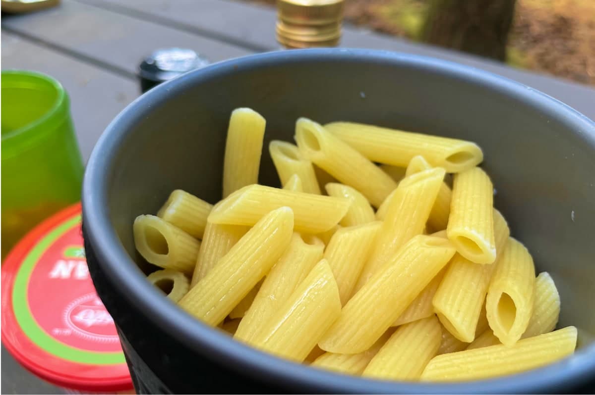 Jetboil Flash pasta