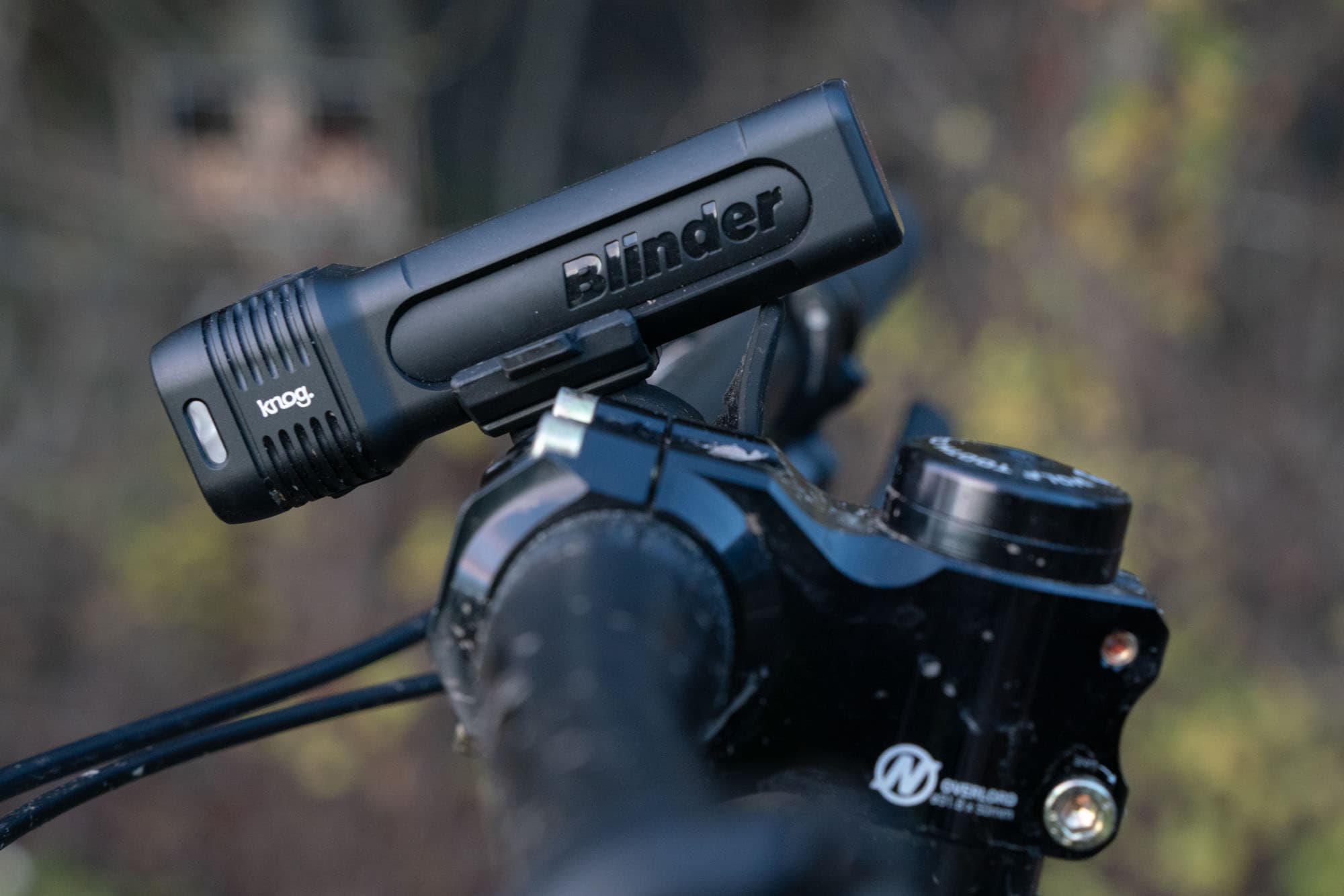Knog Blinder 1300 on the bars.