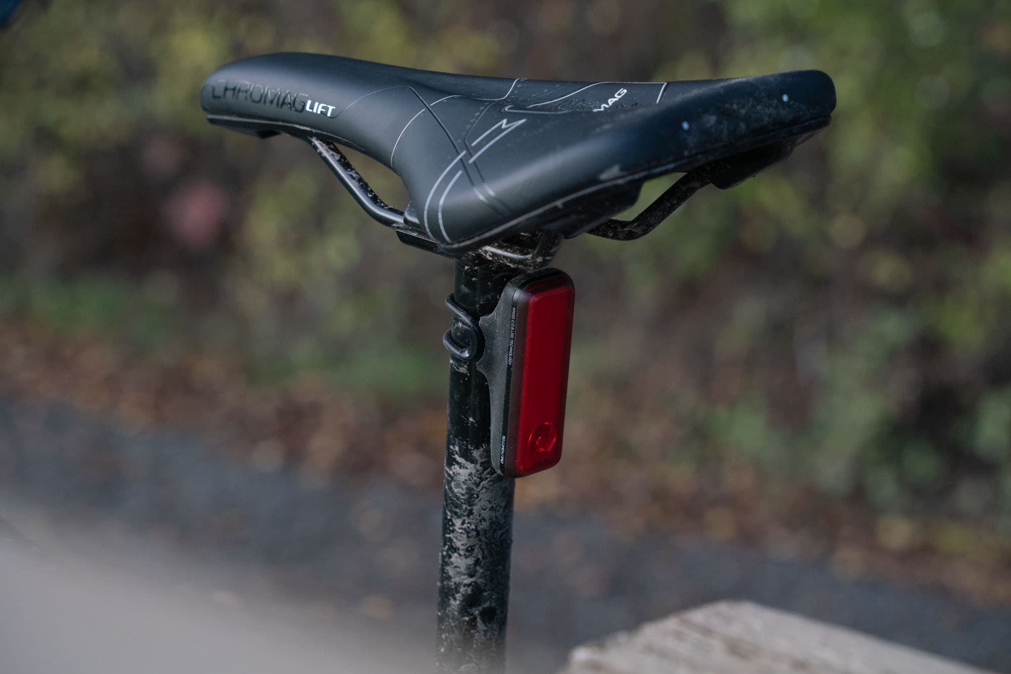 Blinder R-150 on the seatpost.