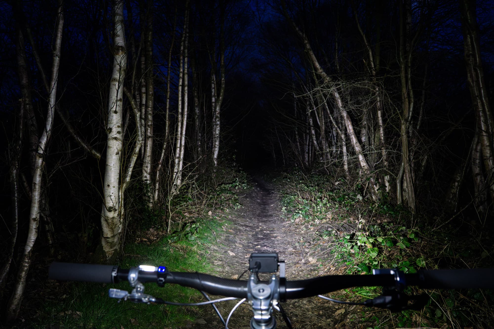 The Knog lights the way.