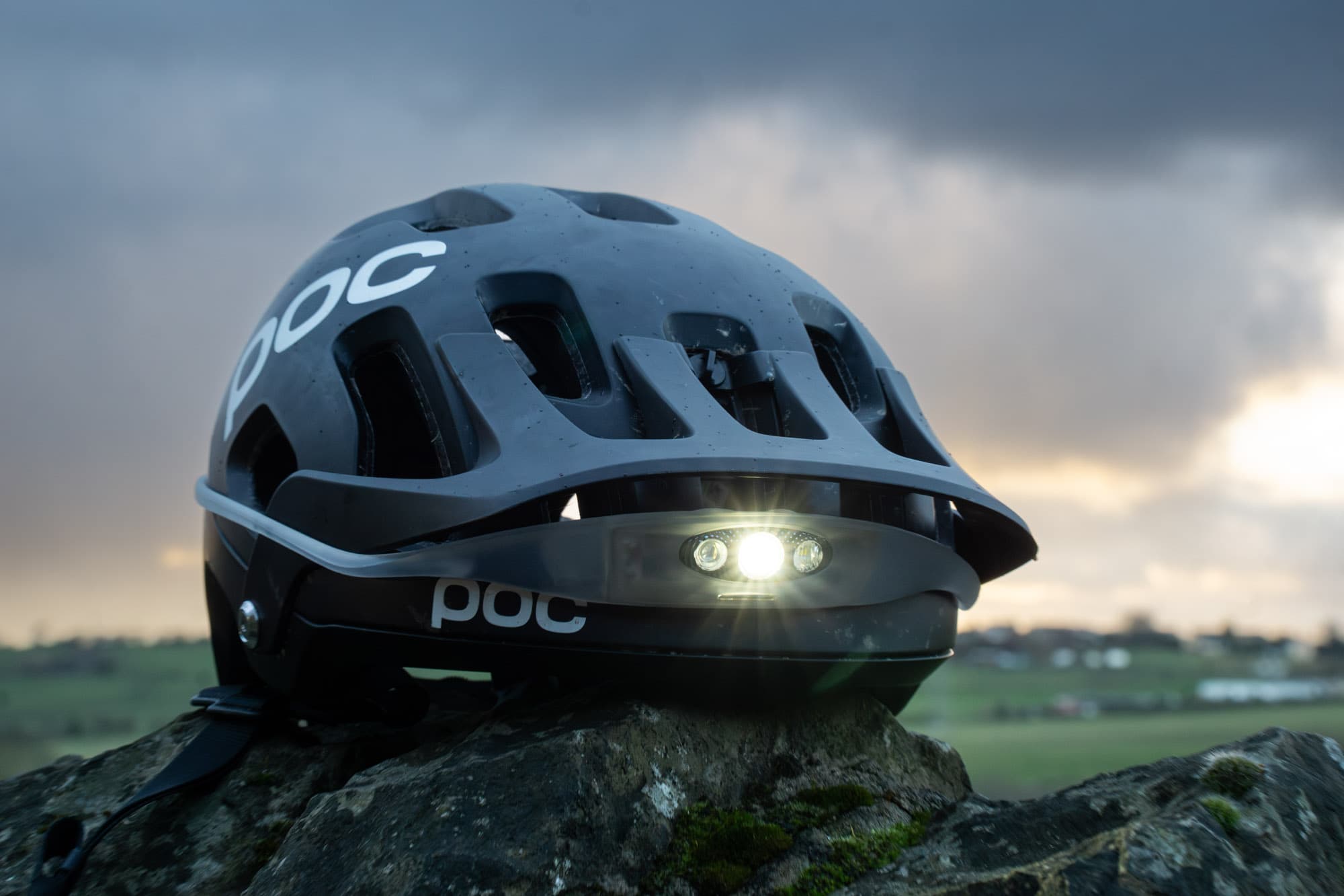 The Bandicoot on Toms POC helmet.