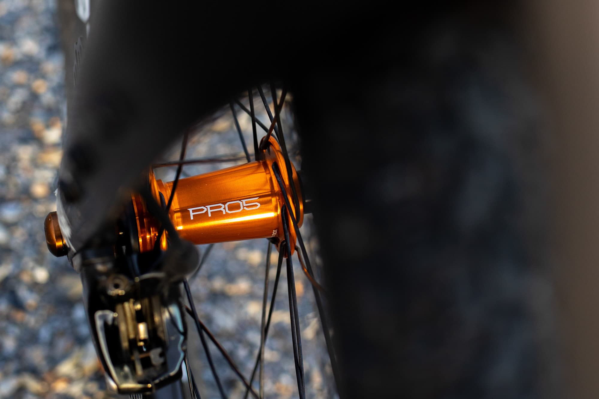 The Hope Pro 5 hub close up.