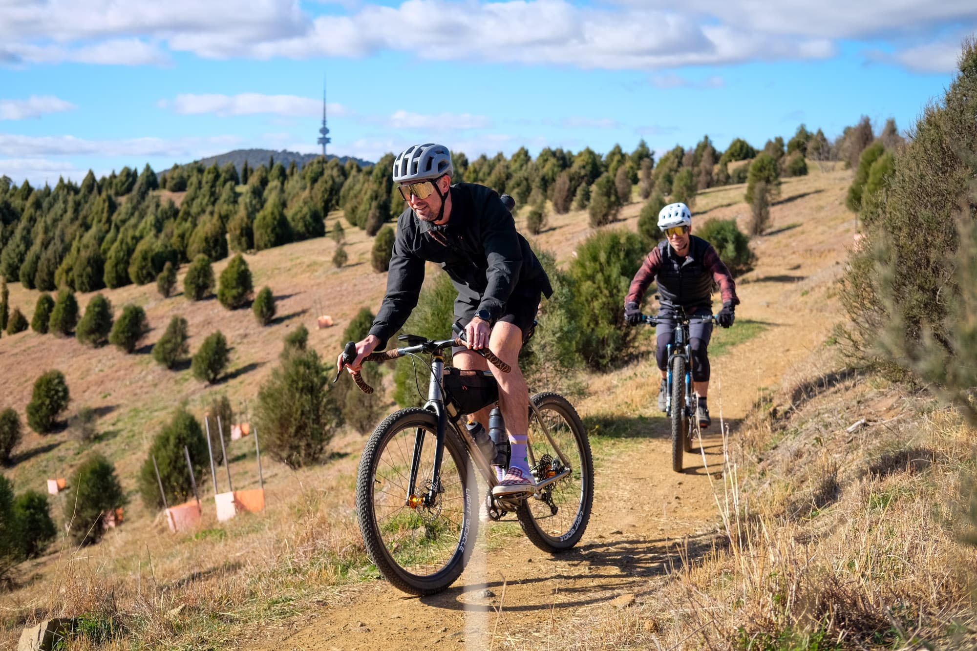 Mattie and his buddies gor for a gravel rip.