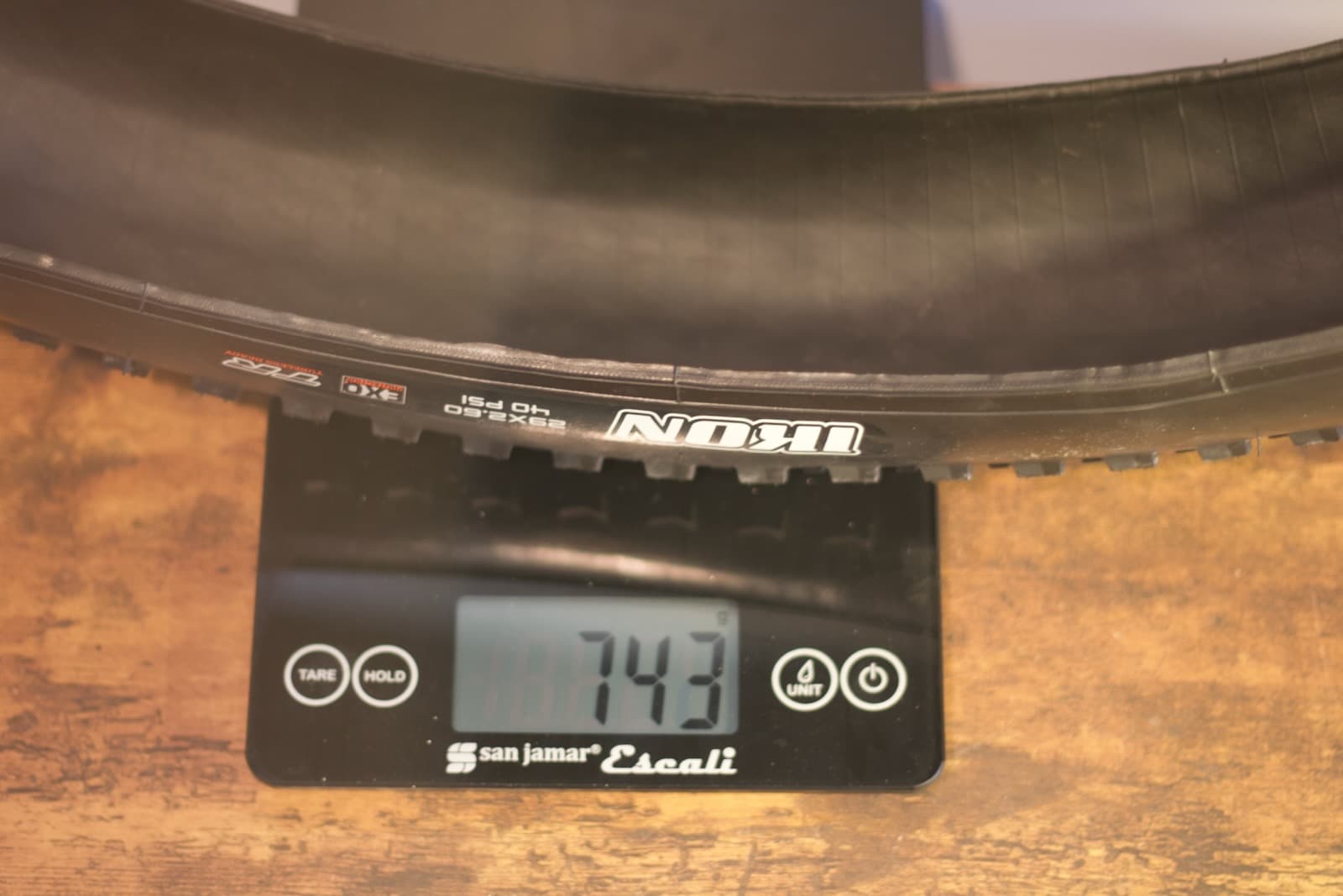 Maxxis Ikon on Scale