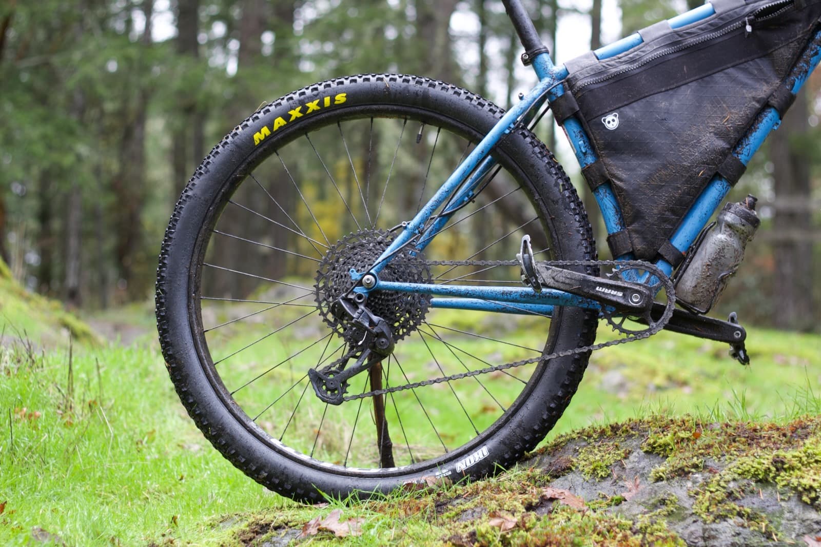 Surly Krampus With Maxxis Ikons on Rear