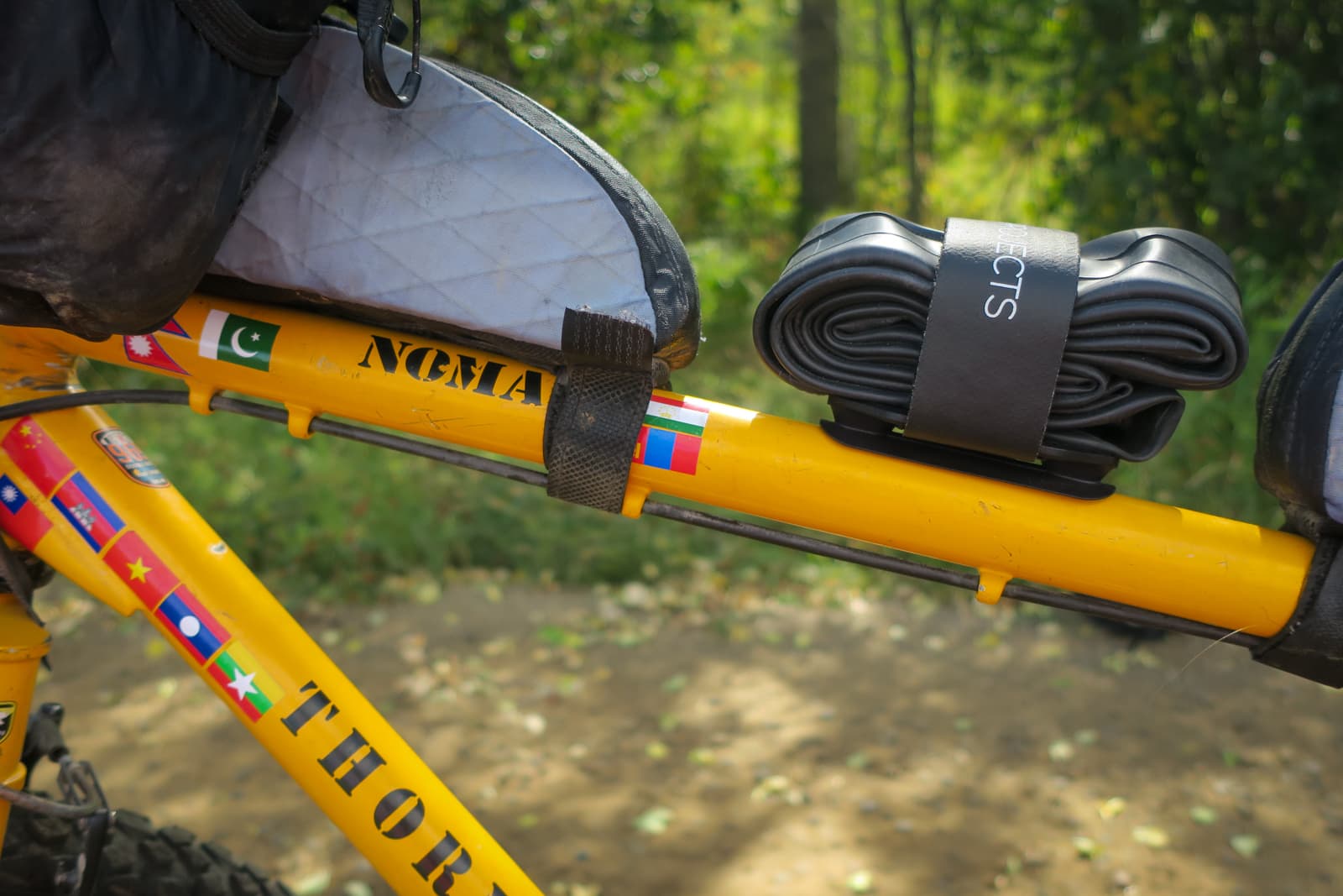 middle of top tube