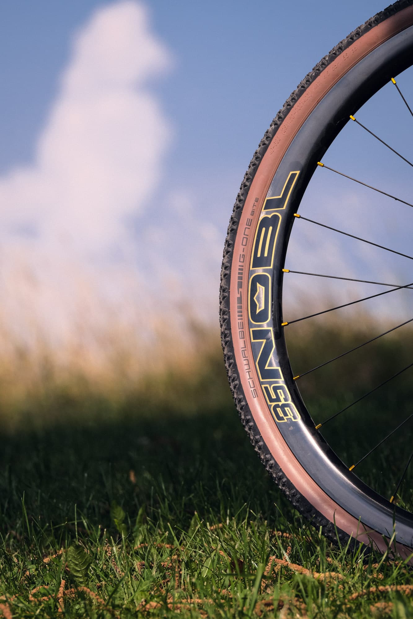 NOBL HR35s carbon gravel wheels.