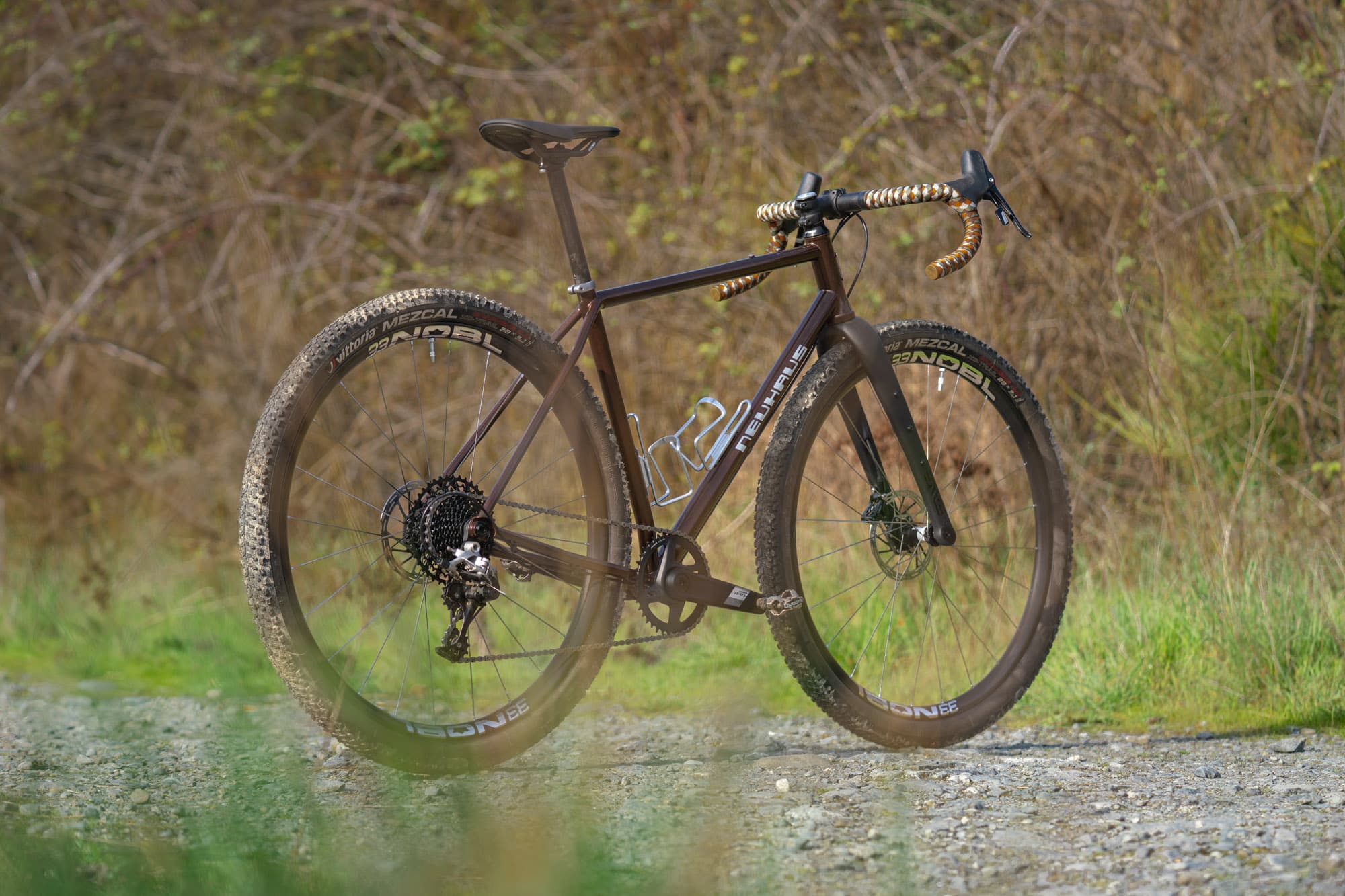 The Big Gravel bike from the rear.